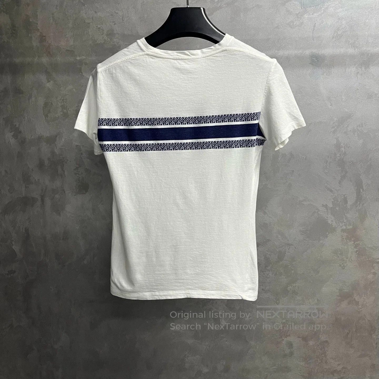 Dior dior white cotton knit logo t-shirt. Size US S / EU 44-46 / 1 - 5 Thumbnail