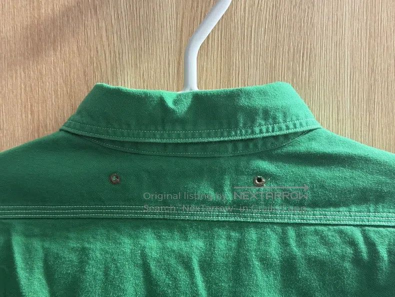 Nigel Cabourn Nigel Cabourn Military Style Long Sleeve Shirt Green Size US M / EU 48-50 / 2 - 4 Thumbnail