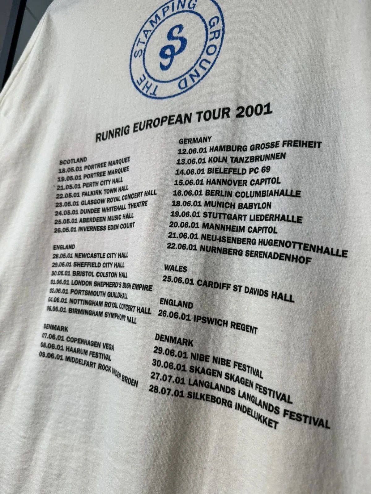 Band Tees × Vintage 2001 Runrig Tour Vintage The Stamping Ground Shirt Size US XL / EU 56 / 4 - 3 Thumbnail