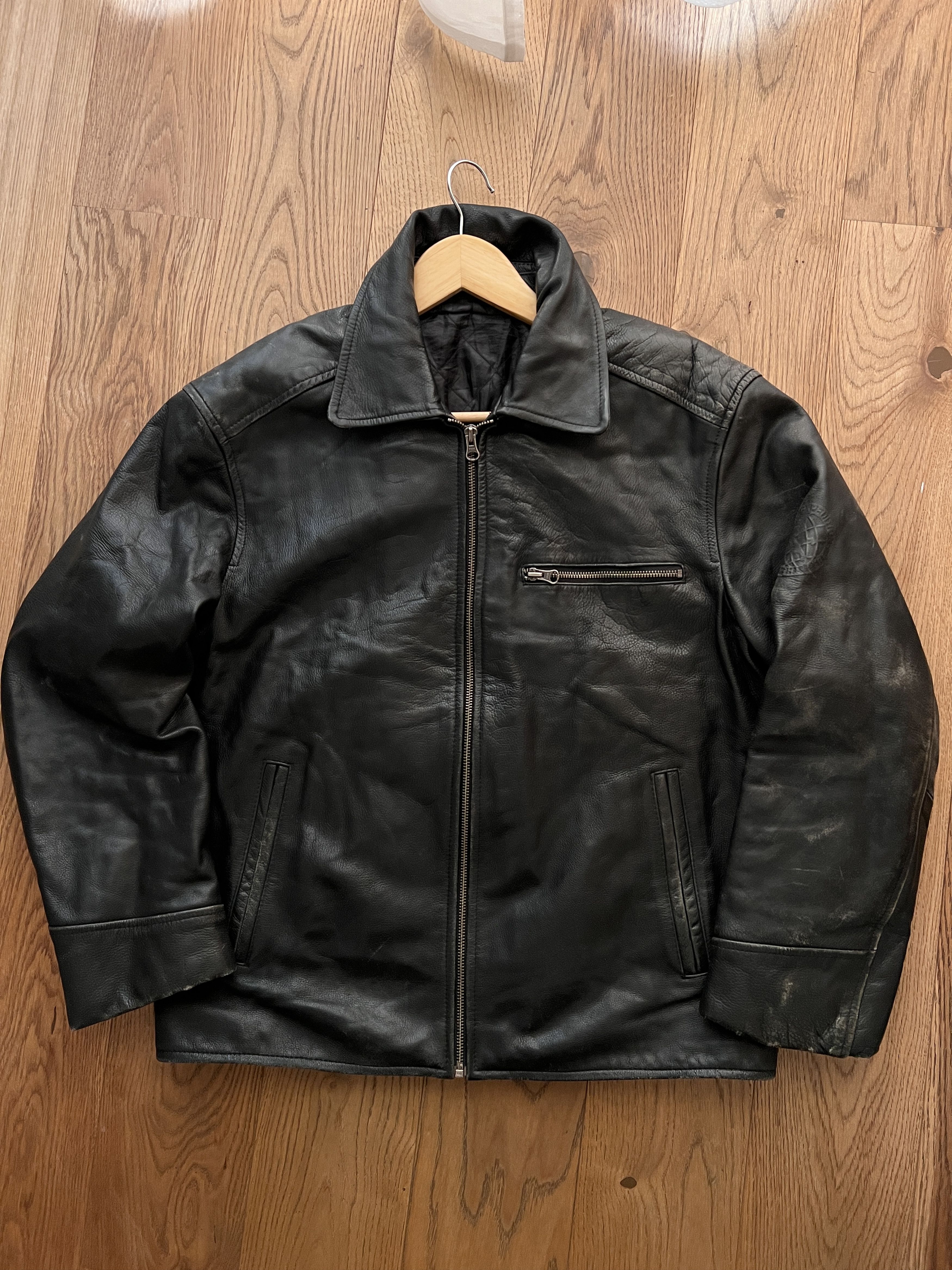 Genuine Leather 14th Addiction Yohji Yamamoto style leather jacket LGB Boxy Size US S / EU 44-46 / 1 - 3 Thumbnail