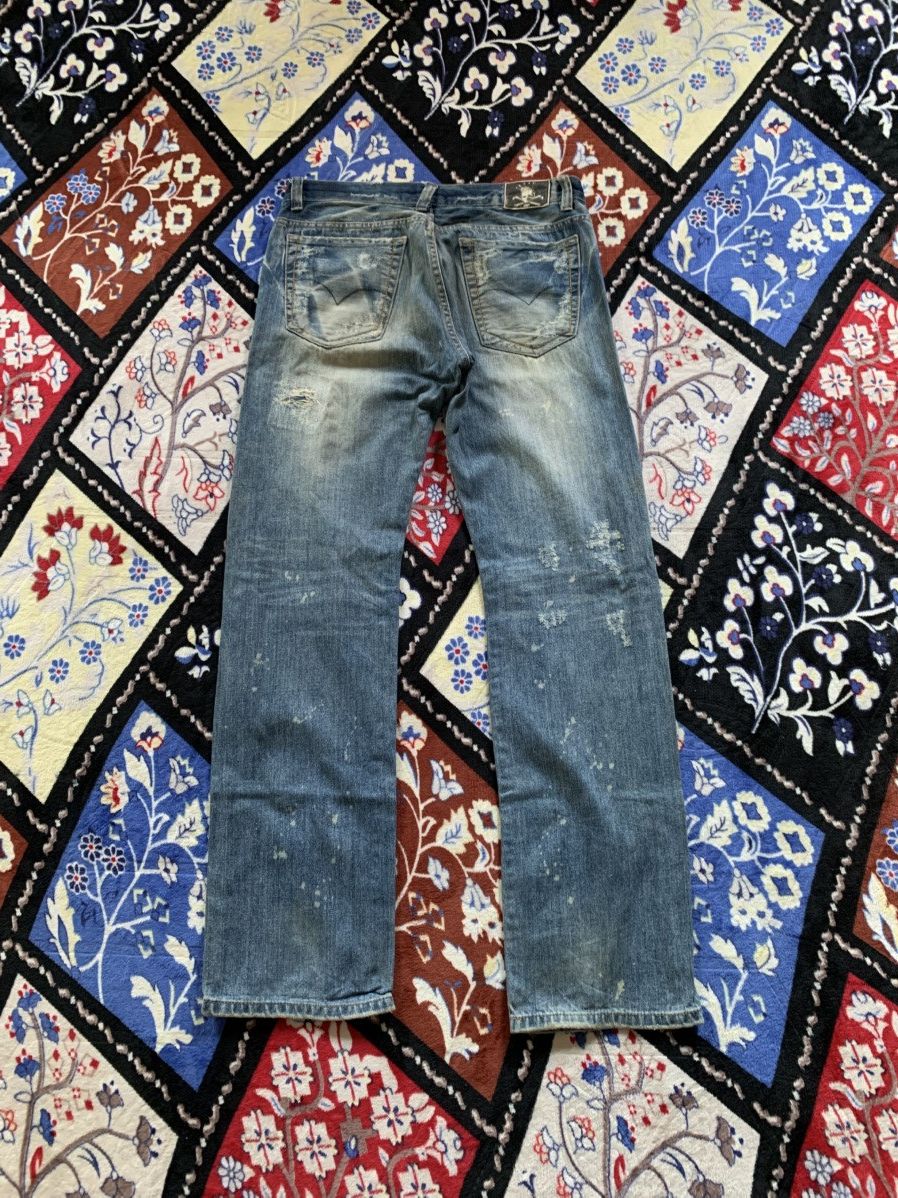 If Six Was Nine Y2K Japanese Distressed Denim Size US 31 - 2 Thumbnail