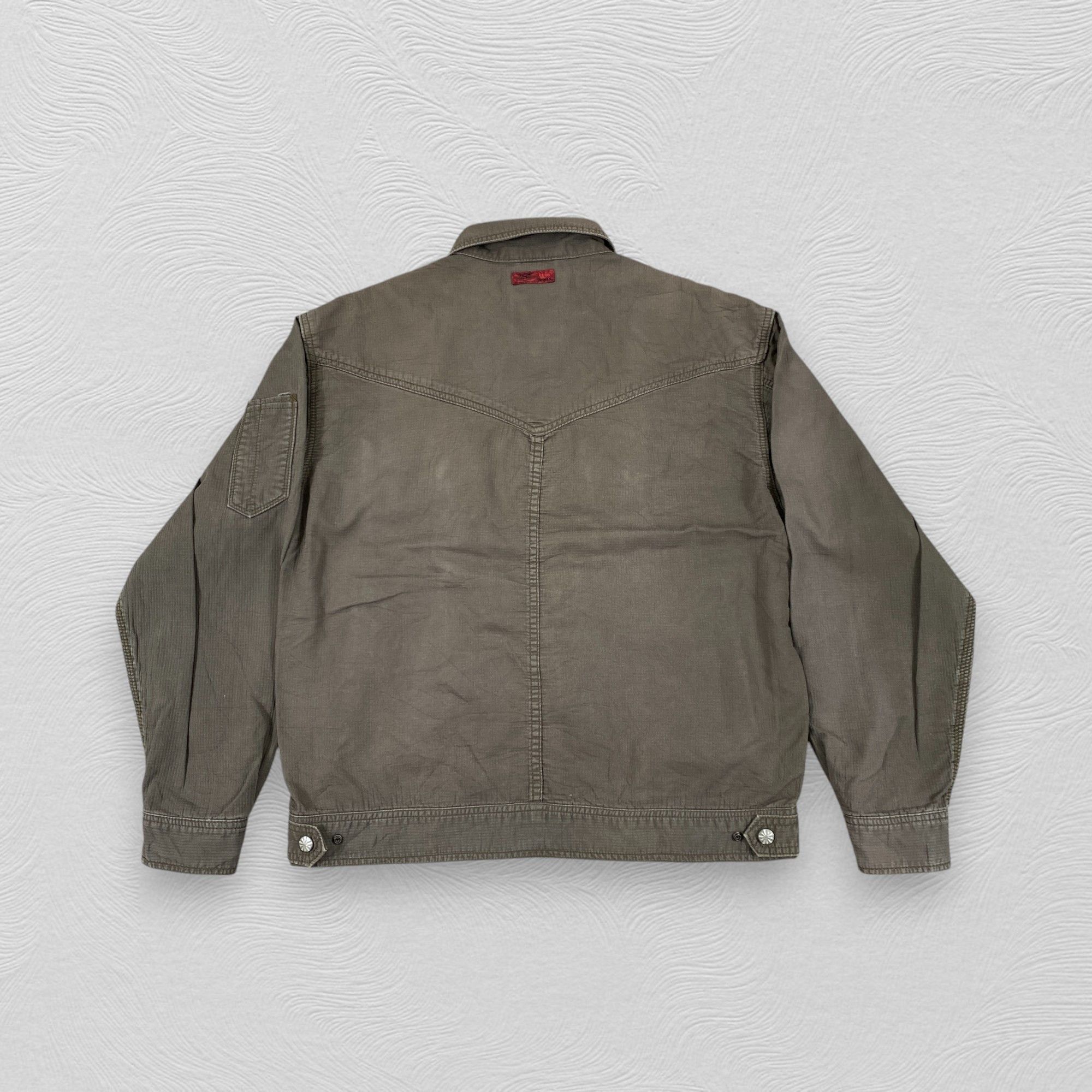 Japanese Brand Vintage Dogman Work Jacket- J524 Size US L / EU 52-54 / 3 - 3 Thumbnail