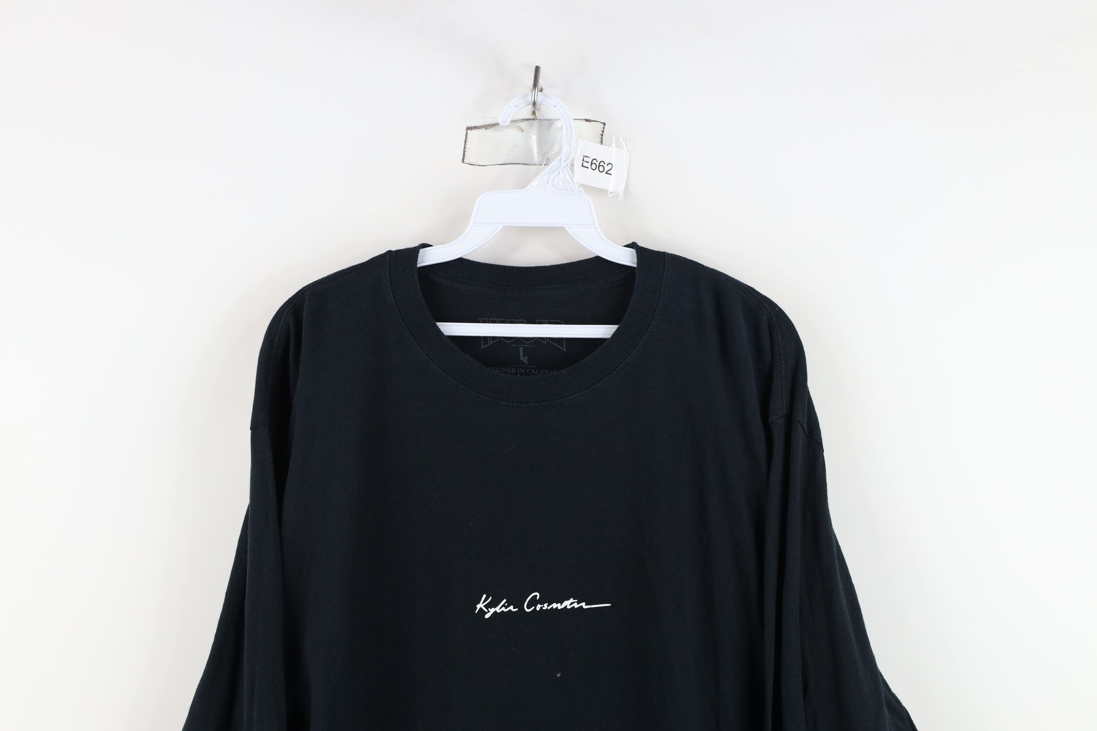 Vintage Kylie Cosmetics Spell Out Script Long Sleeve T-Shirt USA Size L / US 10 / IT 46 - 2 Thumbnail