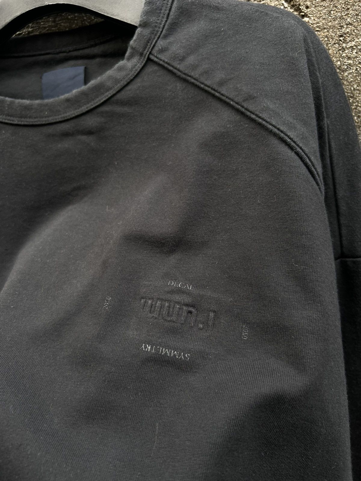 Juun.J Juun.j Symmetry Decal Sweatshirt 2020 Size US L / EU 52-54 / 3 - 7 Thumbnail