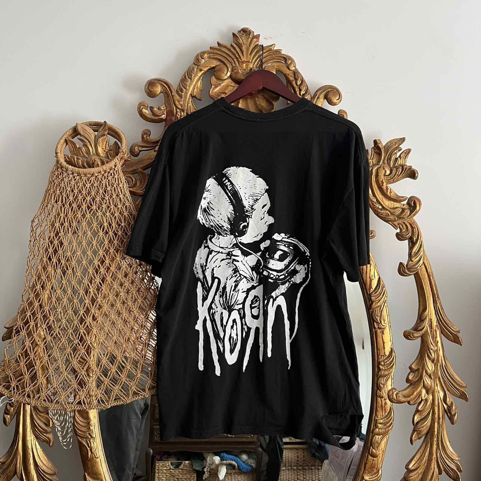 Band Tees Vintage KORN Follow The Leader Tour Tee Sz M Size US M / EU 48-50 / 2 - 2 Thumbnail