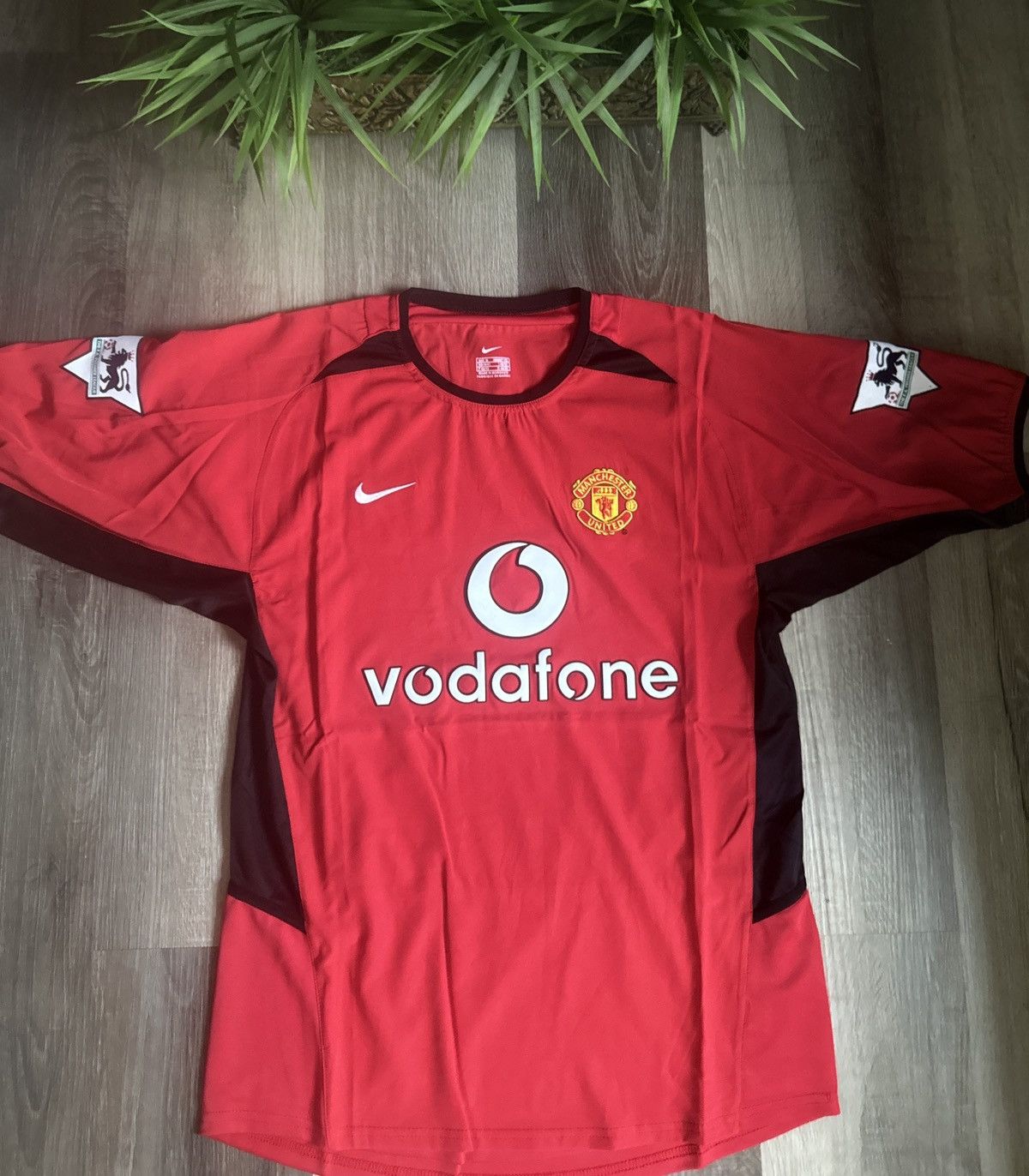 Nike Manchester United 2002-2004 Home Retro Soccer Jersey Footbal Size US M / EU 48-50 / 2 - 2 Thumbnail