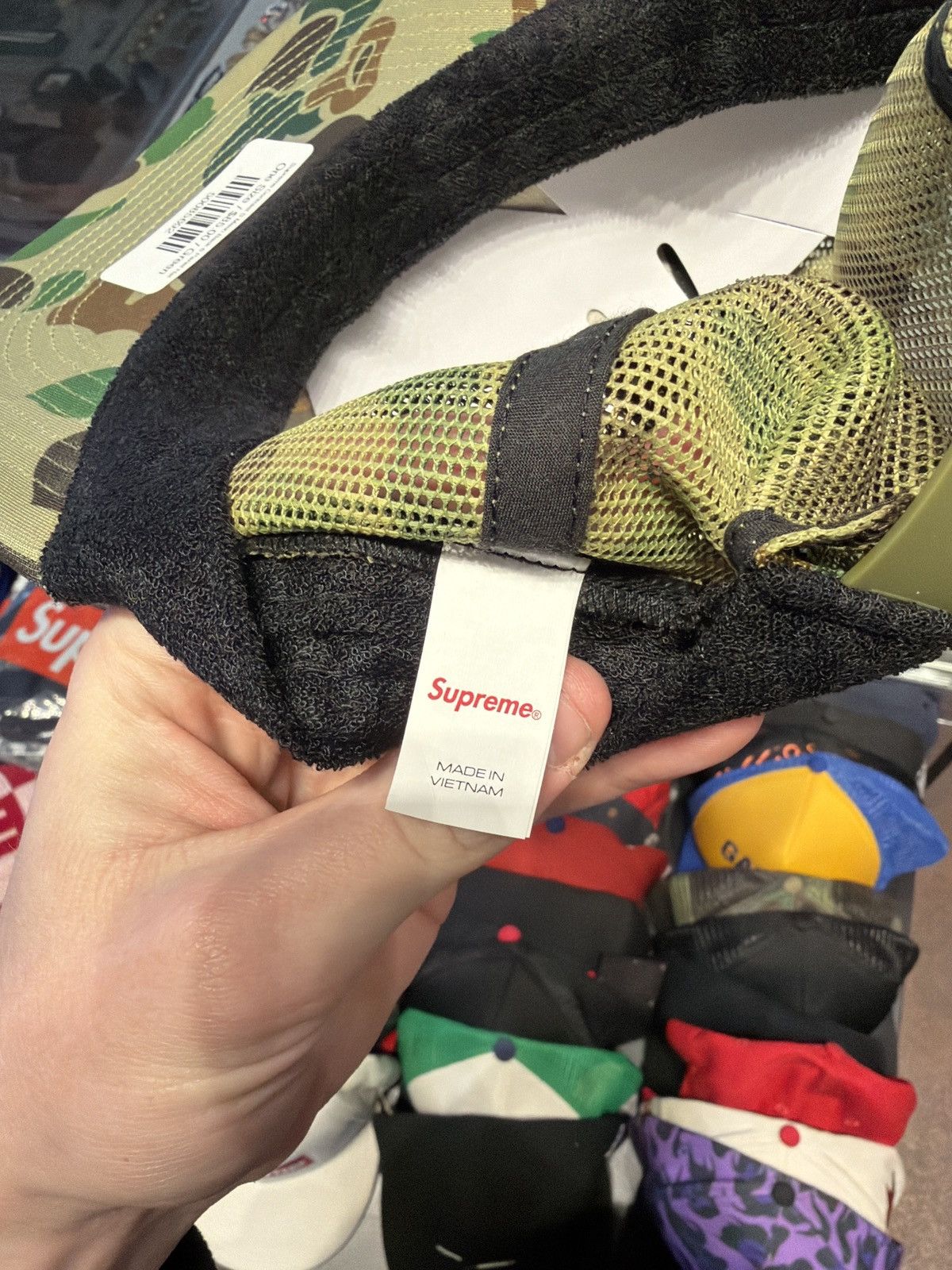 Supreme Supreme Contrast S Mesh Back 6 Panel Hat Size ONE SIZE - 5 Thumbnail
