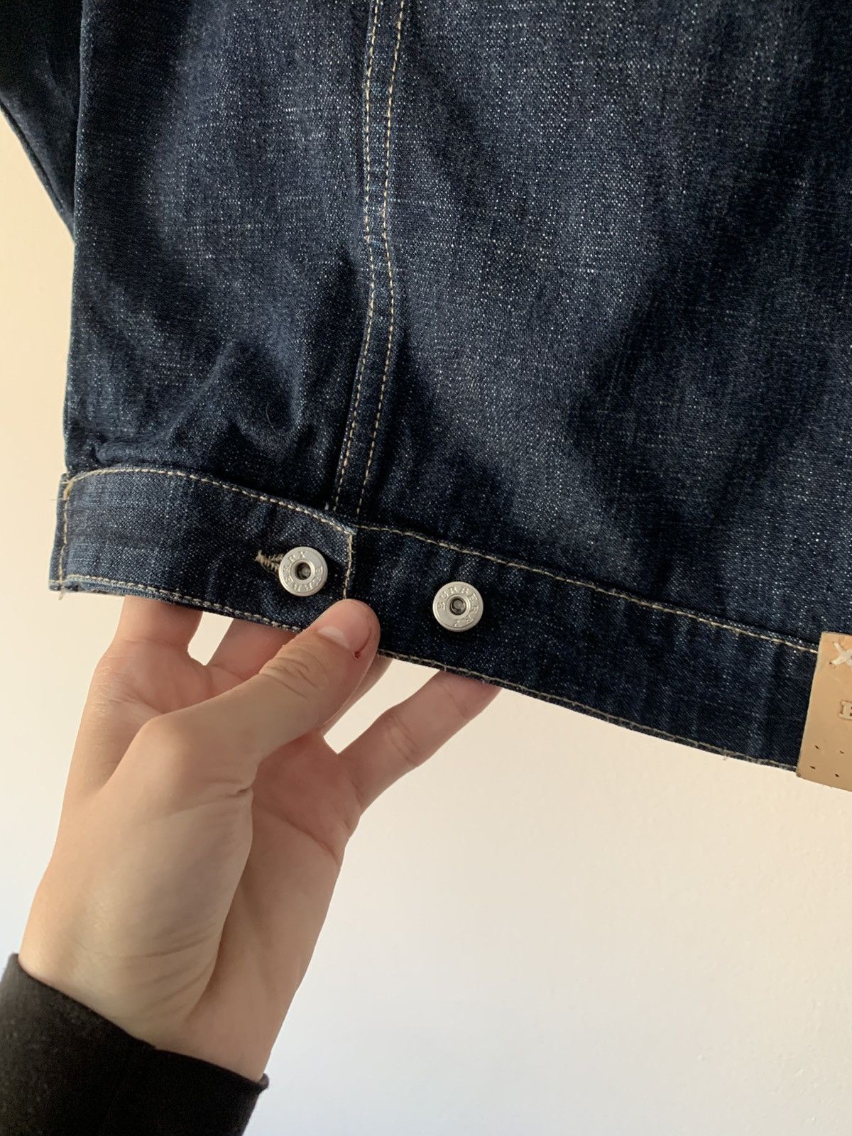 Burberry 🔥VINTAGE BURBERRY DENIM JACKET Size M / US 6-8 / IT 42-44 - 12 Thumbnail