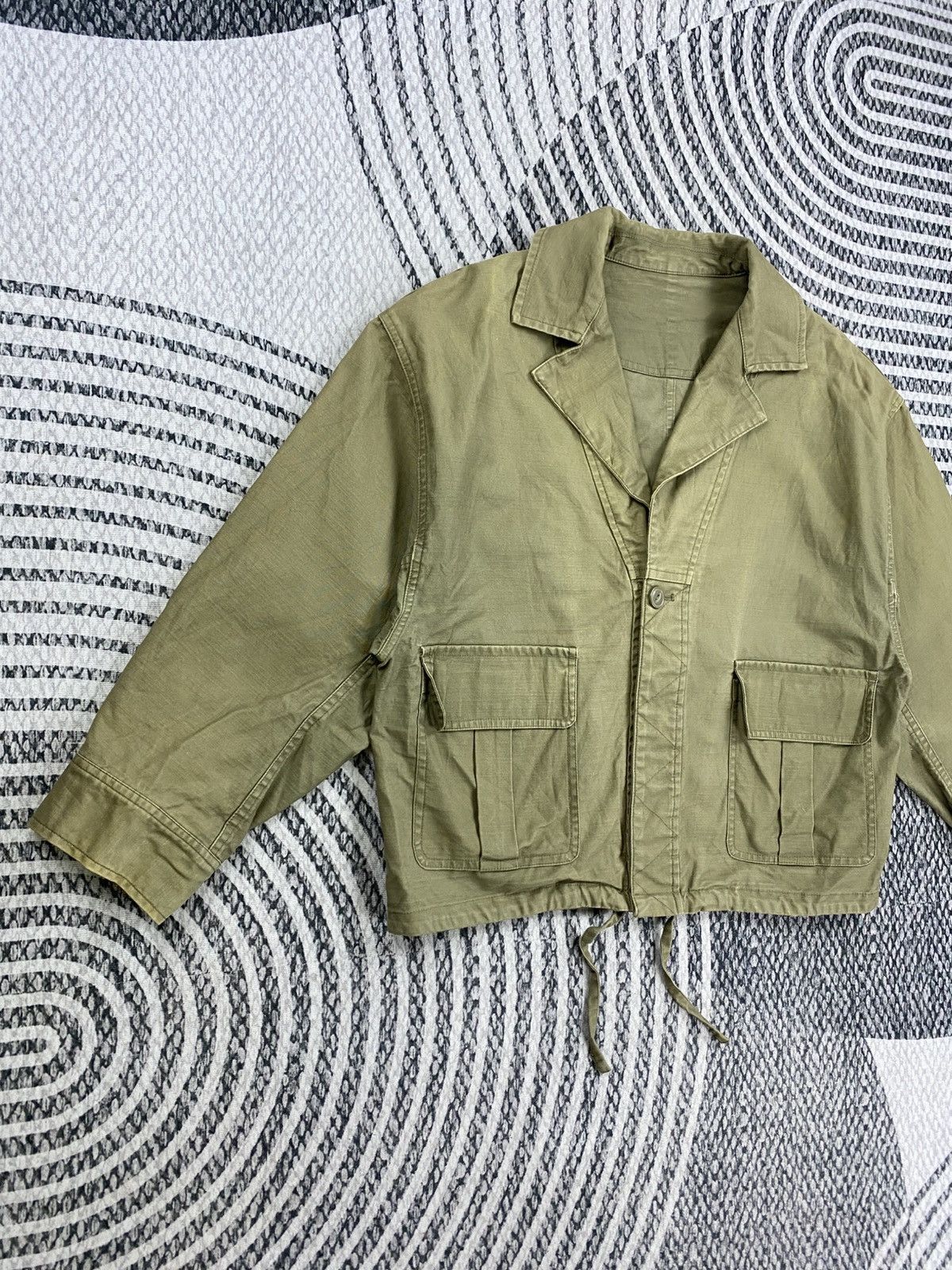 Japanese Brand Vintage Sense Of Place Double Collar Cropped Jacket Size US M / EU 48-50 / 2 - 3 Thumbnail