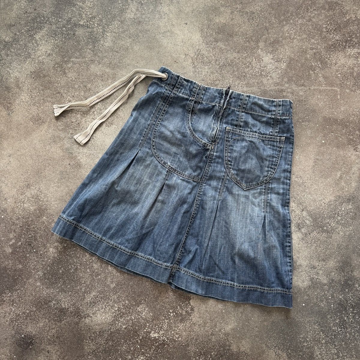 Hysteric Glamour Japan Style Y2K Indie Sleaze Grunge Denim Mini Skirt Size 26" / US 2 / IT 38 - 1 Thumbnail
