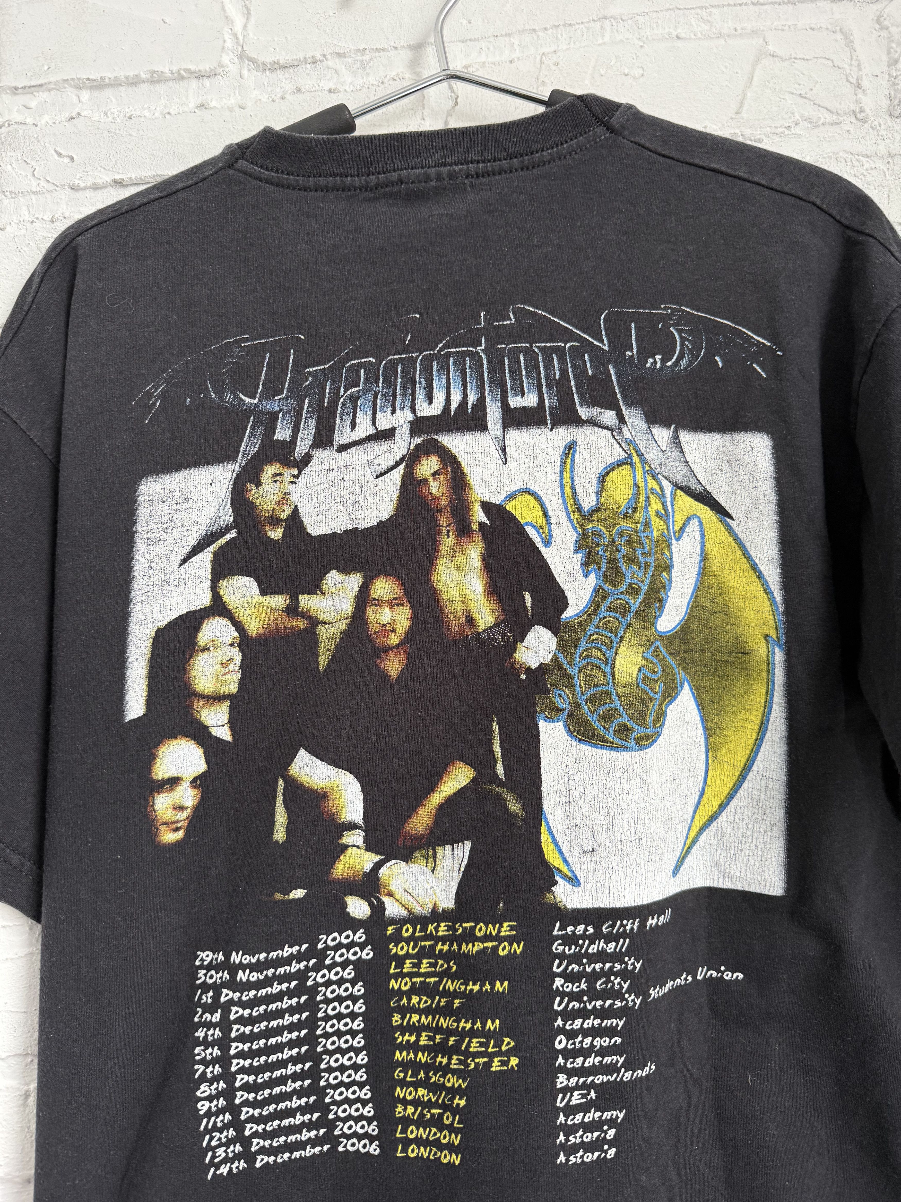 Band Tees Vintage 2006 Dragonforce Inhuman rampage tour t-shirt Size US M / EU 48-50 / 2 - 4 Thumbnail