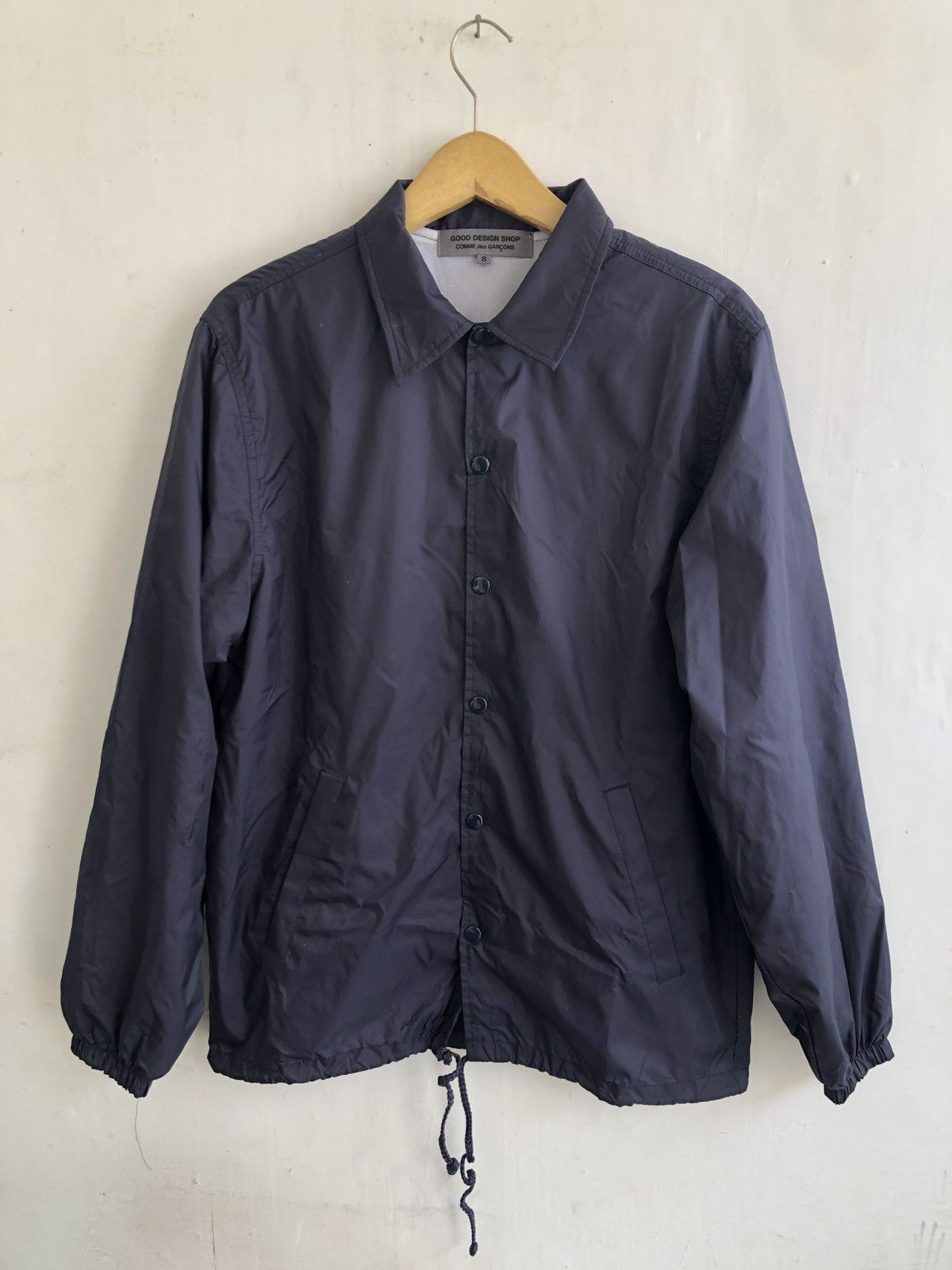 00s COMME des GARÇONS nylon coach jacket Comme des Garcons CDG 84-85 back LOGO coach jacket
