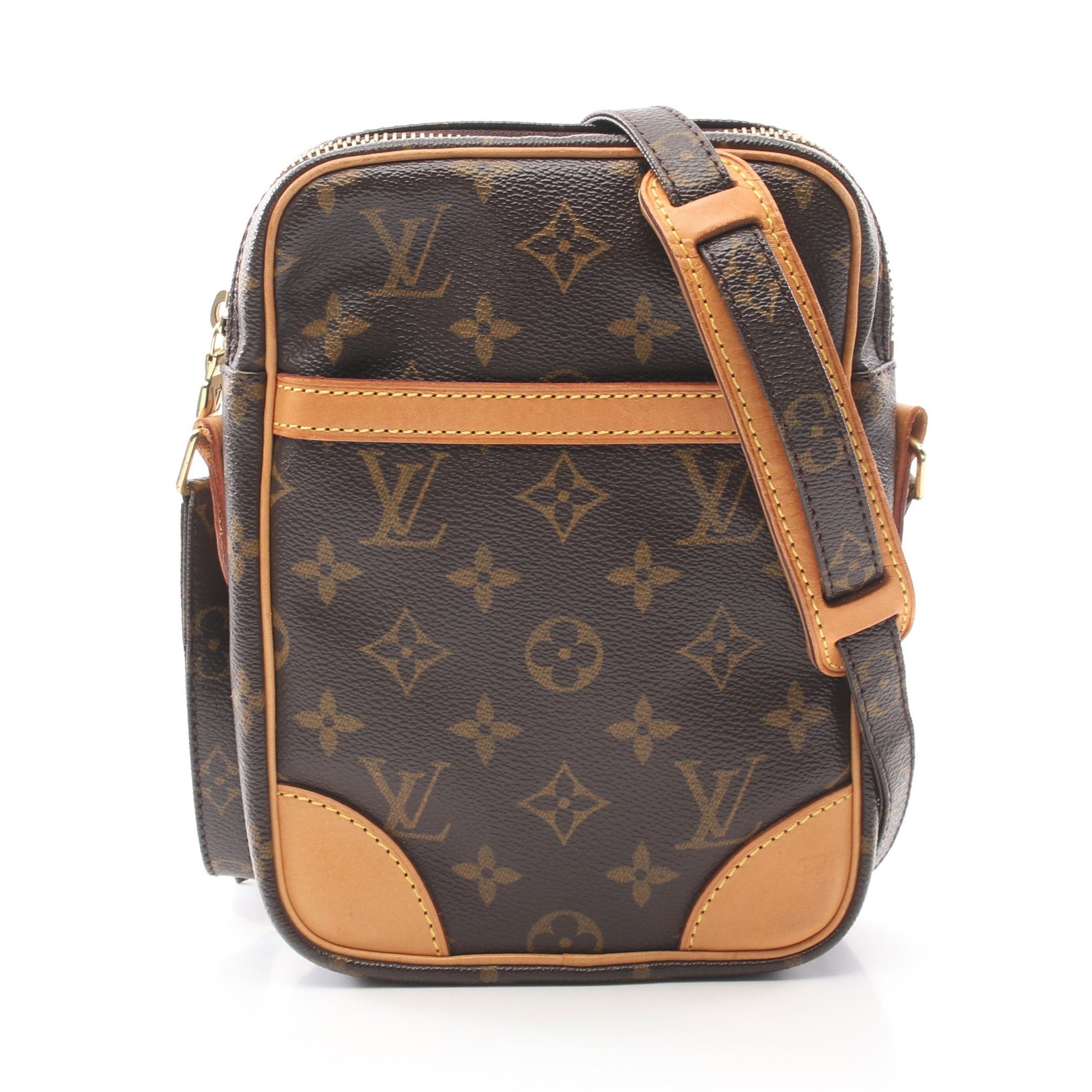 Louis Vuitton Louis Vuitton Danube Monogram Shoulder Bag Leather Brown Size ONE SIZE - 1 Thumbnail