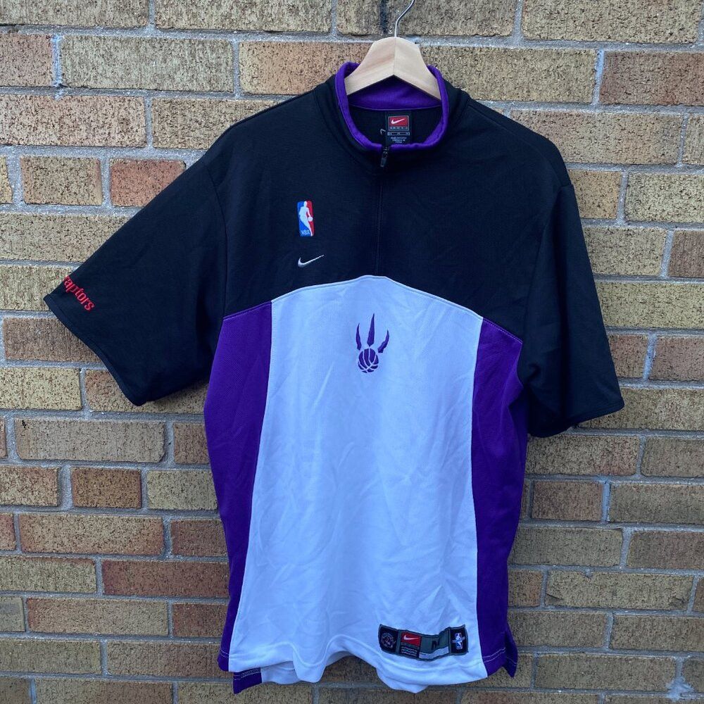 Nike × Vintage Vintage 1999 Nike Toronto Raptors Team NBA Basketball Warmu Size US M / EU 48-50 / 2 - 4 Thumbnail