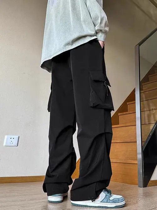 Japanese Brand Hiroko x aoka Black High Street Vintage Loose Casual Pants Size US 32 / EU 48 - 7 Thumbnail