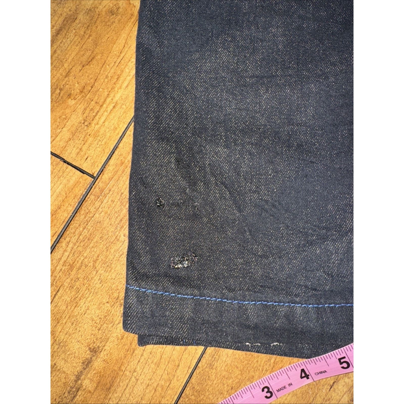 Vintage Rich Kid Jeans 36x32 Dark Wash Distressed Y2K Skater Size US 36 / EU 52 - 5 Thumbnail