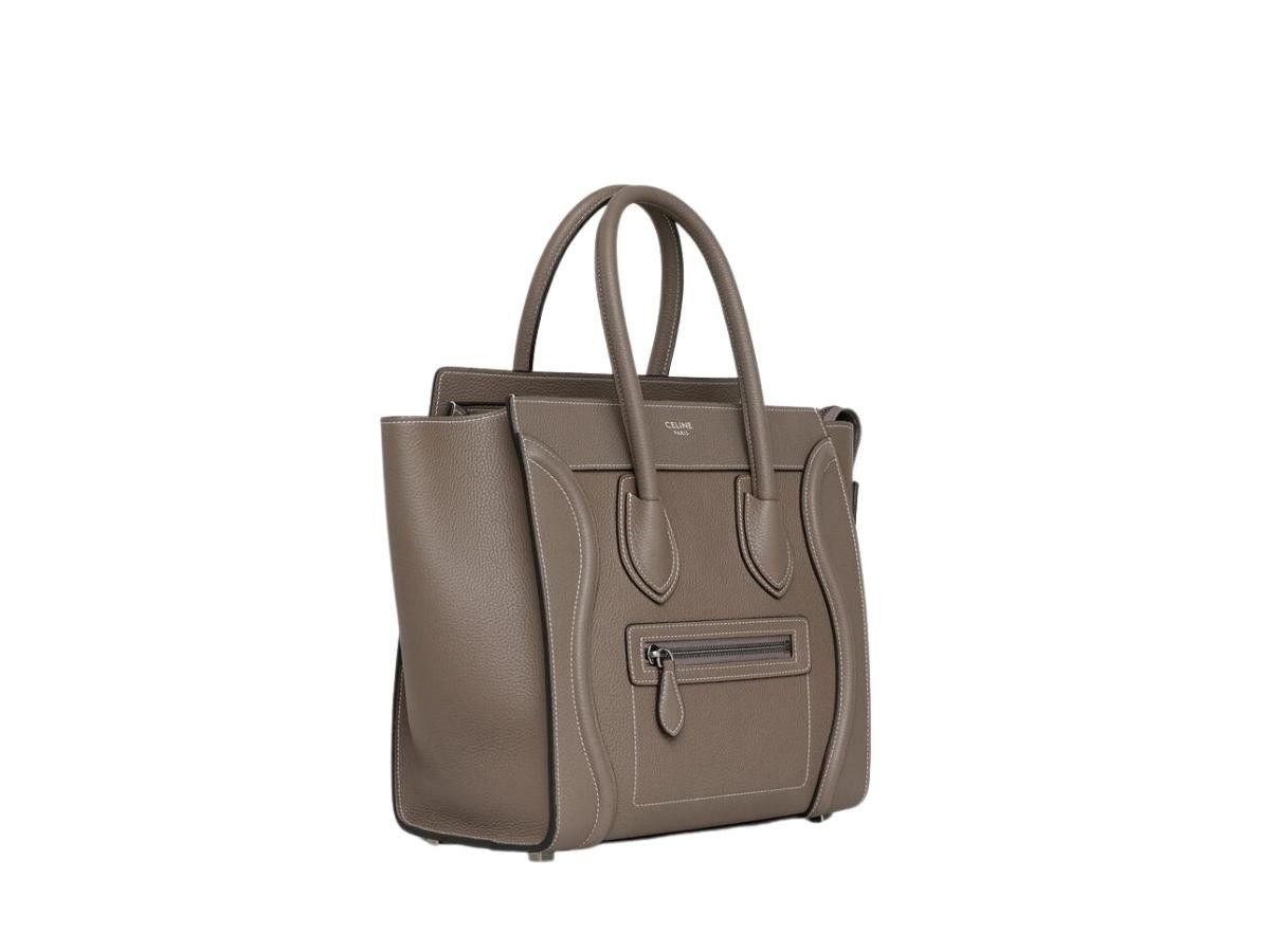 Celine o1w1db10426 Size: OS/Micro Luggage Handbag in Grey Size ONE SIZE - 3 Thumbnail