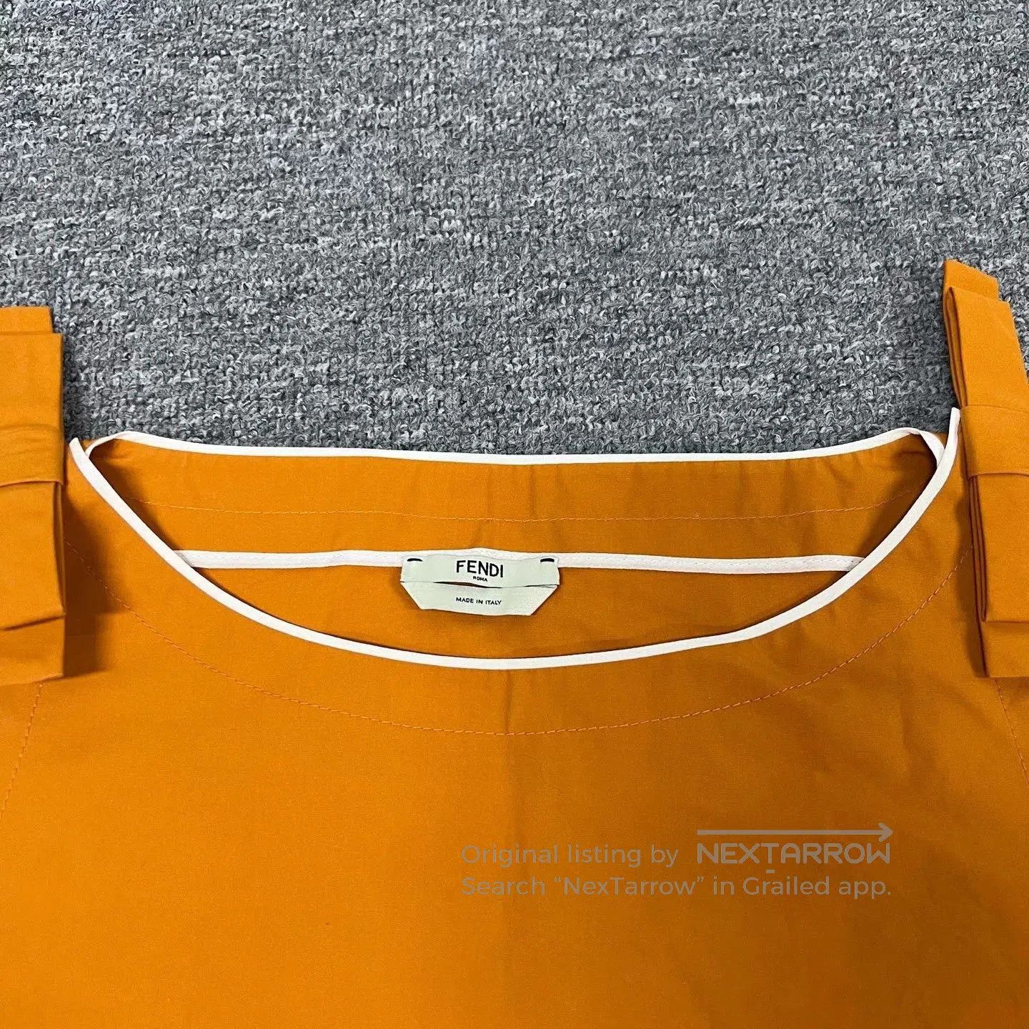 Fendi Fendi Ginger Yellow Bow Utility Vest. Size M / US 6-8 / IT 42-44 - 5 Thumbnail