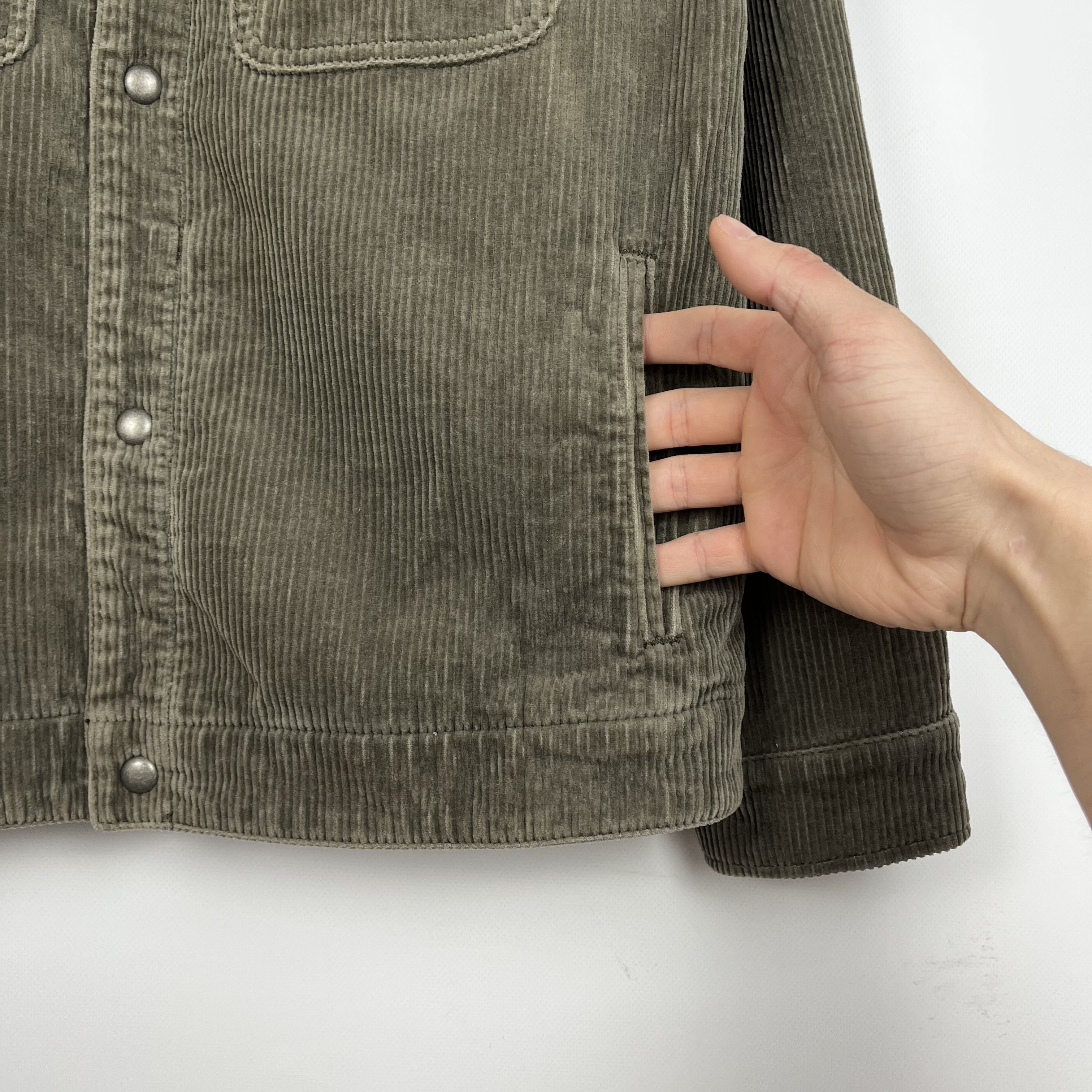 Allsaints Designer AllSaints Castleford Corduroy Overshirt Jacket Size US XS / EU 42 / 0 - 9 Thumbnail