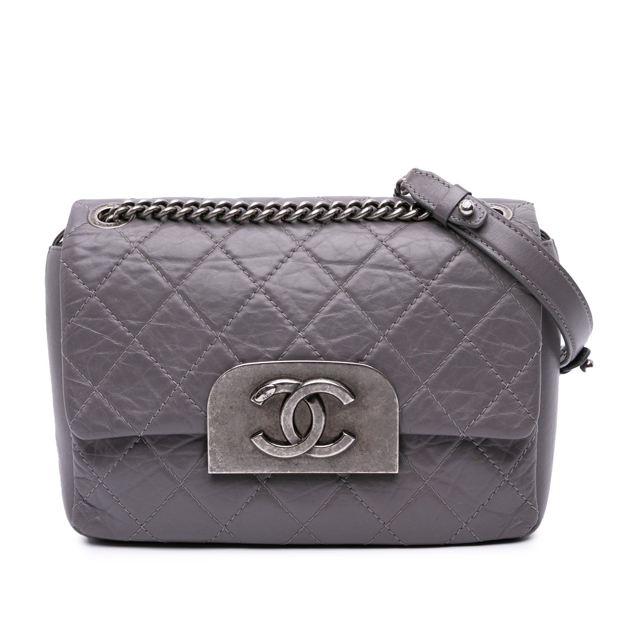 Chanel Quilted Aged Calfskin CC Square Flap Size ONE SIZE - 1 Thumbnail