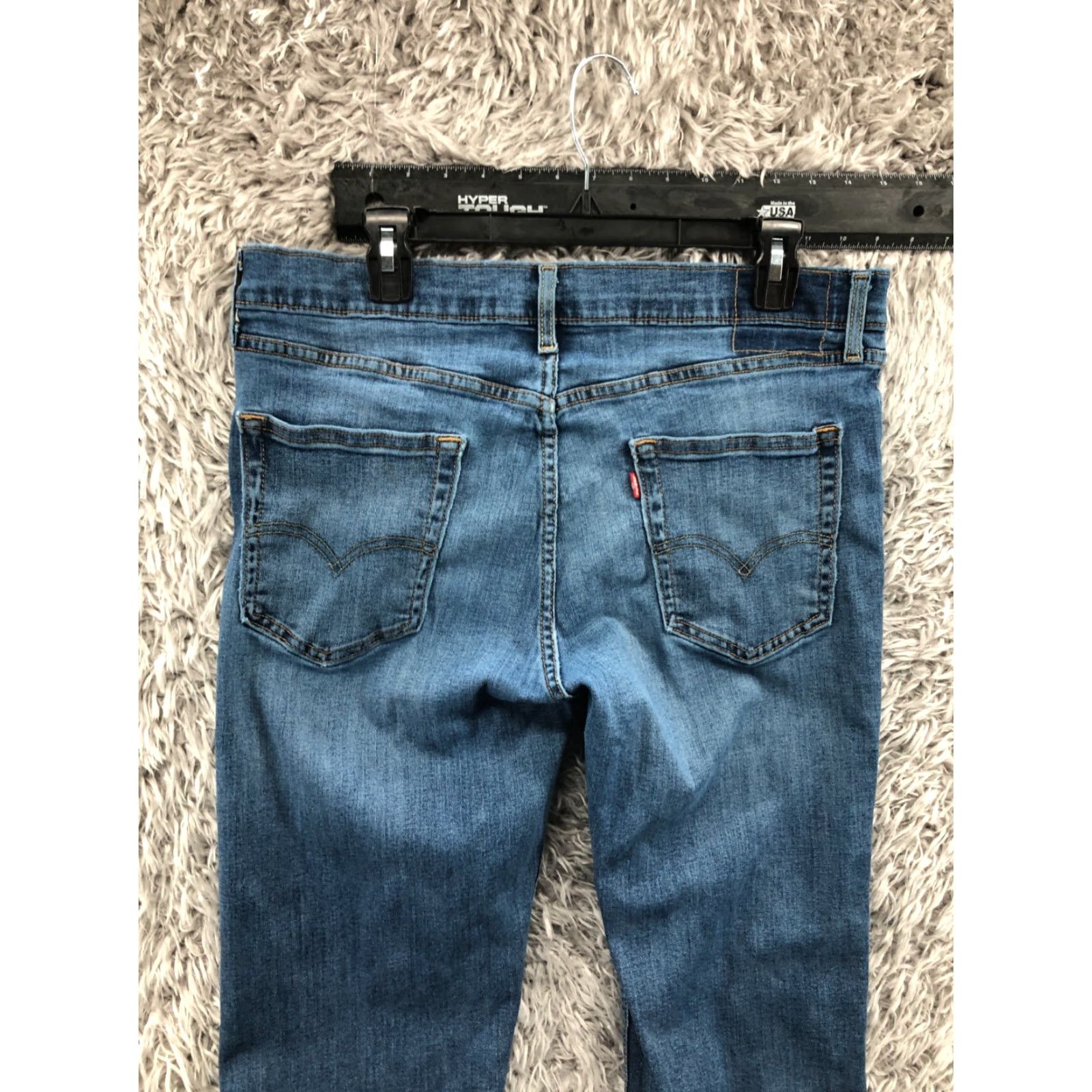 Levi's Levi's 511 Slim Straight Jeans Size 34x32 Mens Mid Rise Medium Wash Blue Size US 34 / EU 50 - 7 Thumbnail
