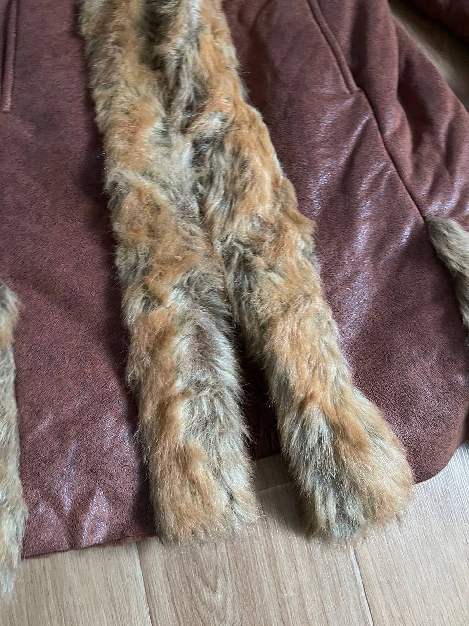 Vintage Vintage Faux Fur Sheepskin Suede Leather Coat Size M / US 6-8 / IT 42-44 - 4 Thumbnail