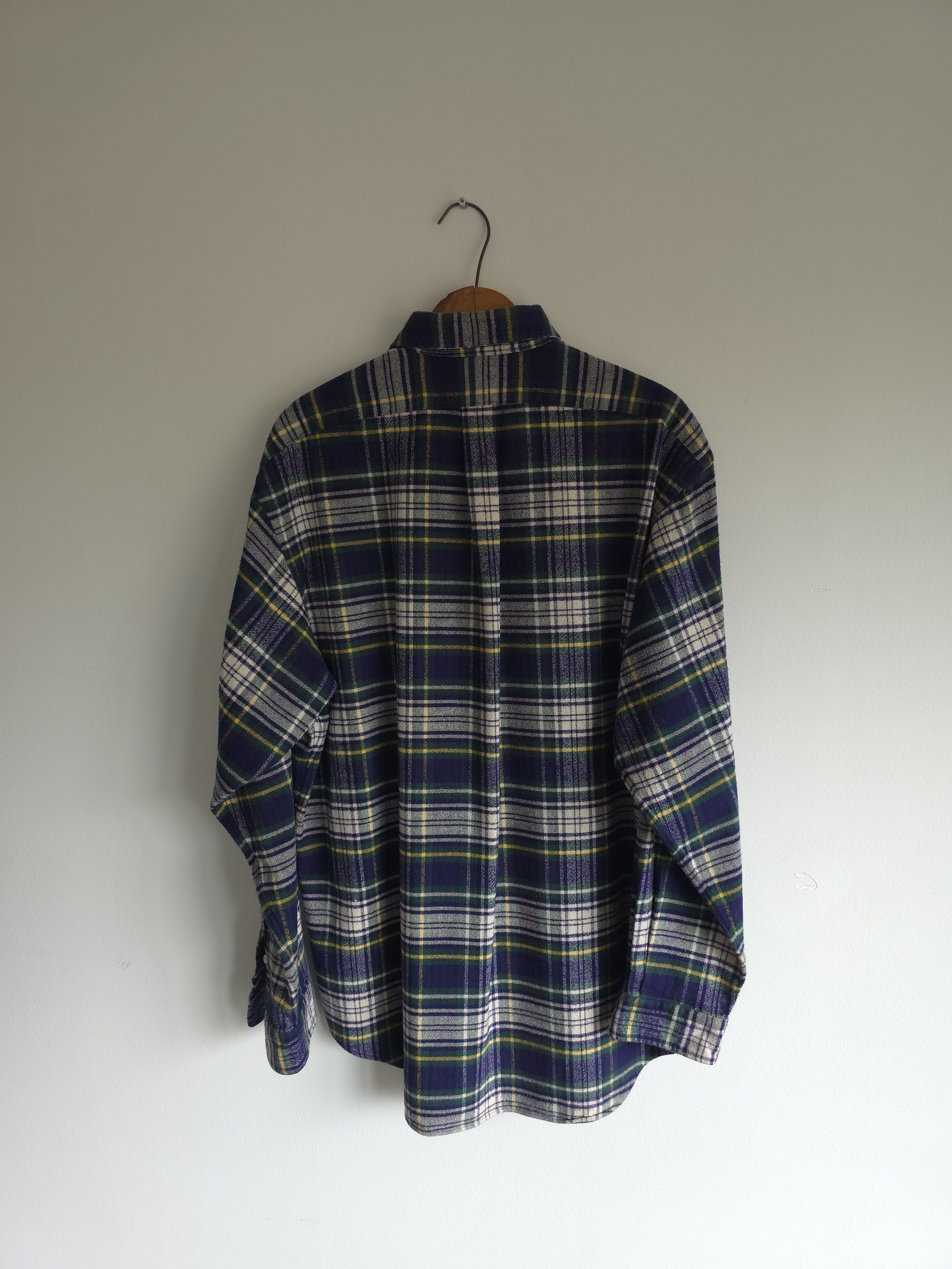 Polo Ralph Lauren Polo Ralph Lauren %100 Cotton Heavyweight Plaid L/S Size US L / EU 52-54 / 3 - 7 Thumbnail