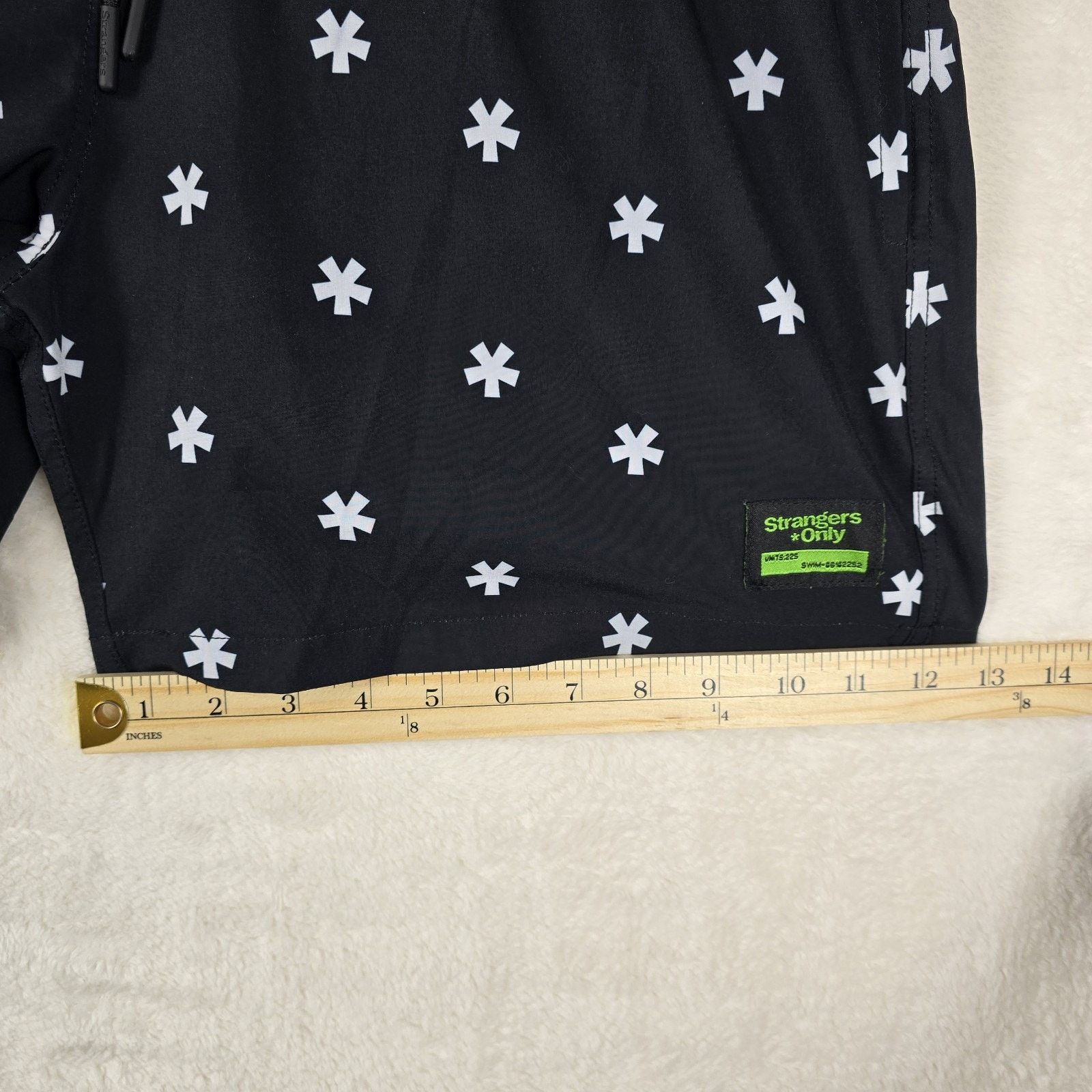 Other Strangers Only Mens Brief Lined Swim Board Shorts Medium AOP Size US 34 / EU 50 - 9 Thumbnail