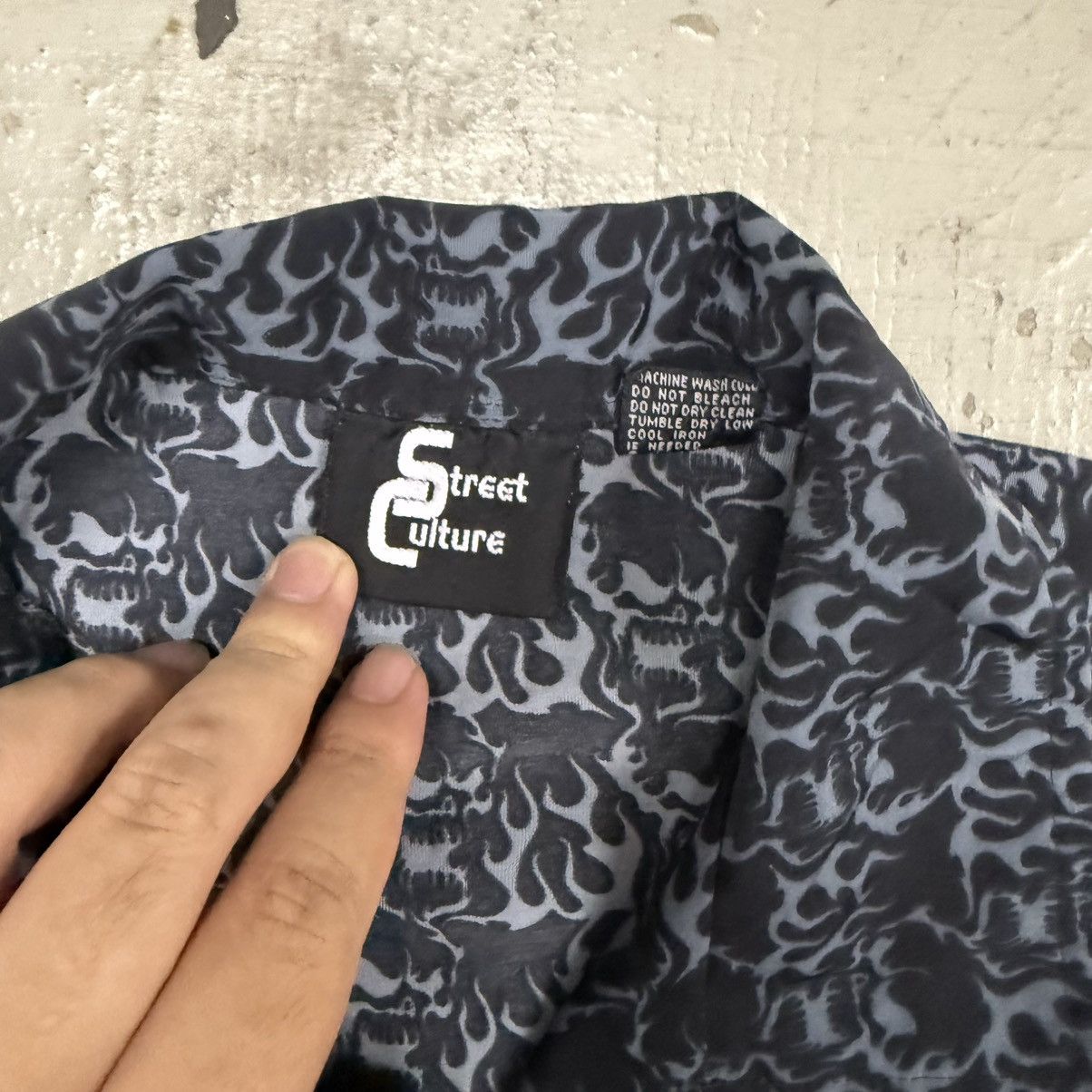 Other Vintage JNCO Style Flame Skulls Shirt Size US M / EU 48-50 / 2 - 4 Thumbnail
