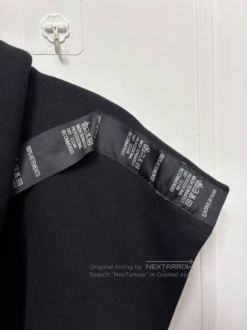 Vetements VETEMENTS Sweatshirt Black Size US L / EU 52-54 / 3 - 3 Thumbnail
