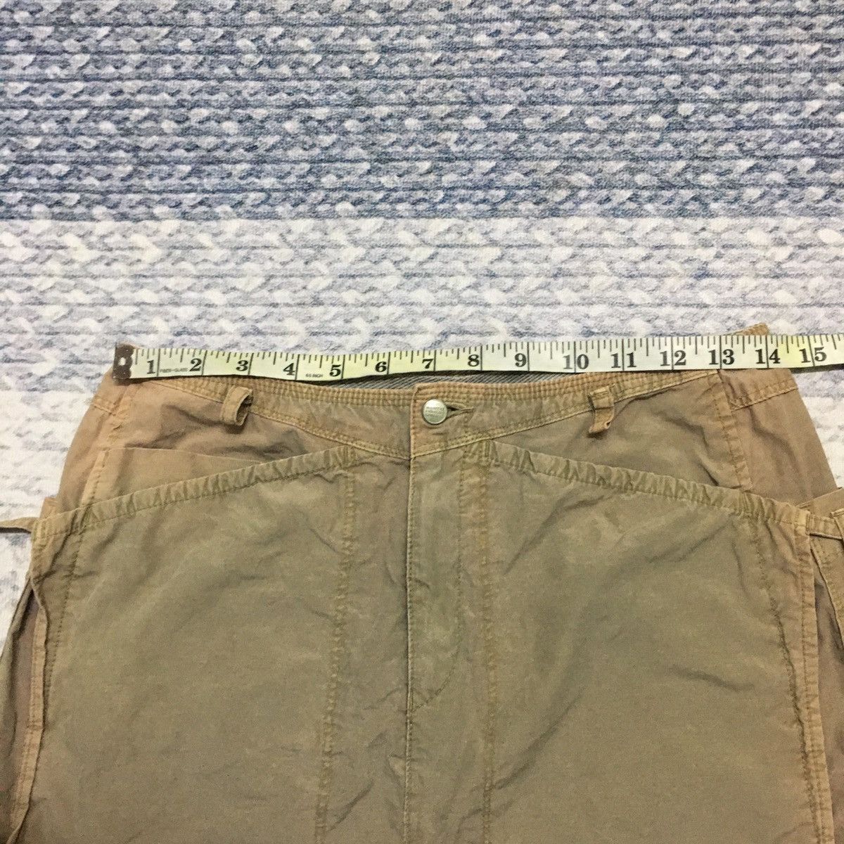 If Six Was Nine Sunfaded Marithe Francois Girbaud Brown String Midi Skirts Size 28" / US 6 / IT 42 - 12 Thumbnail