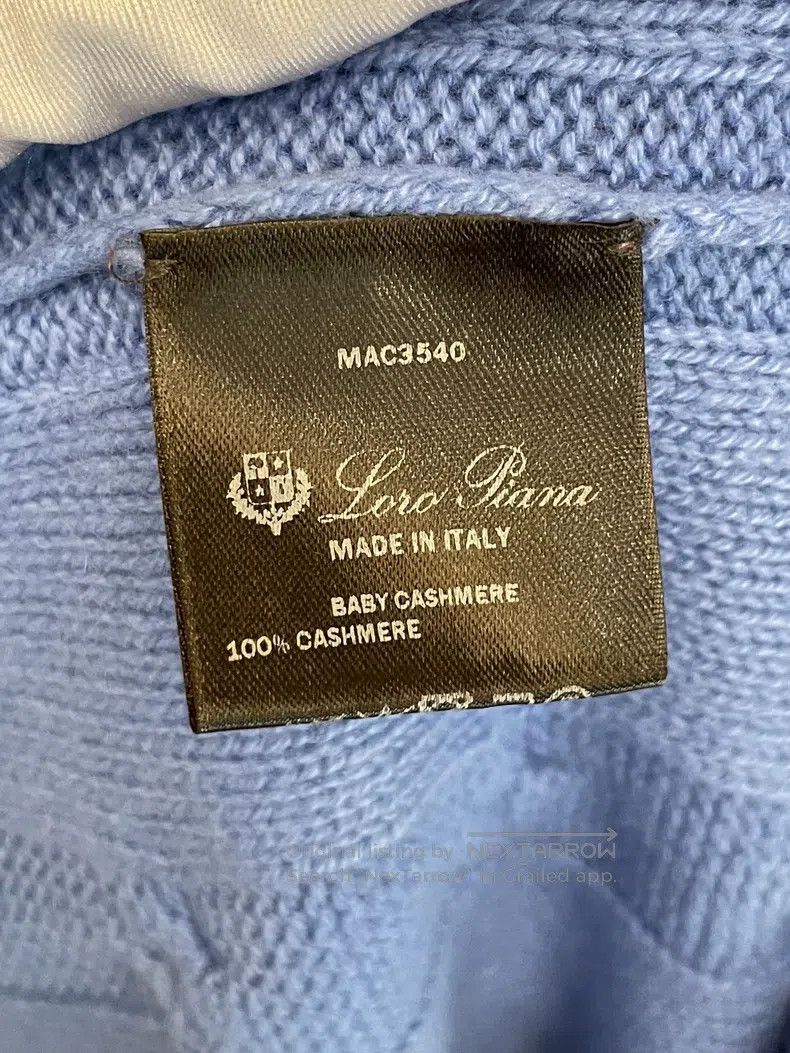 Loro Piana Loro Piana Light Blue Cashmere Sweater Size XS / US 0-2 / IT 36-38 - 6 Thumbnail