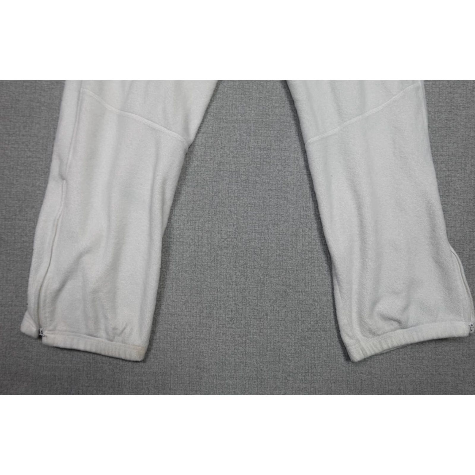 Nike VINTAGE Nike Pants Men XL White Sweatpants Lounge Sherpa Fleece Silver Tag Size US 36 / EU 52 - 7 Thumbnail