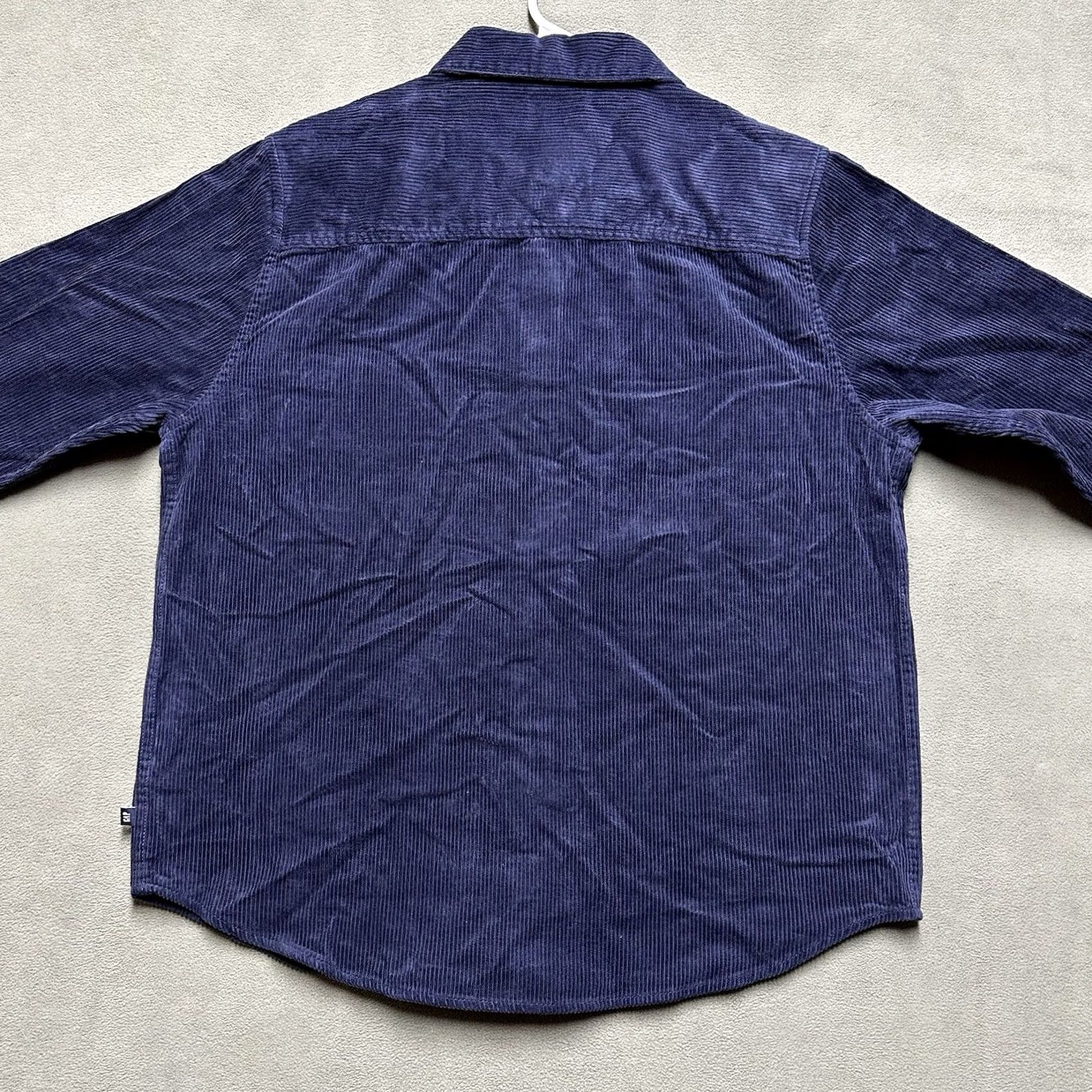 Gap GAP Shirt Mens Medium Eclipse Blue Button Up Corduroy Long Sleeve Size US M / EU 48-50 / 2 - 2 Thumbnail