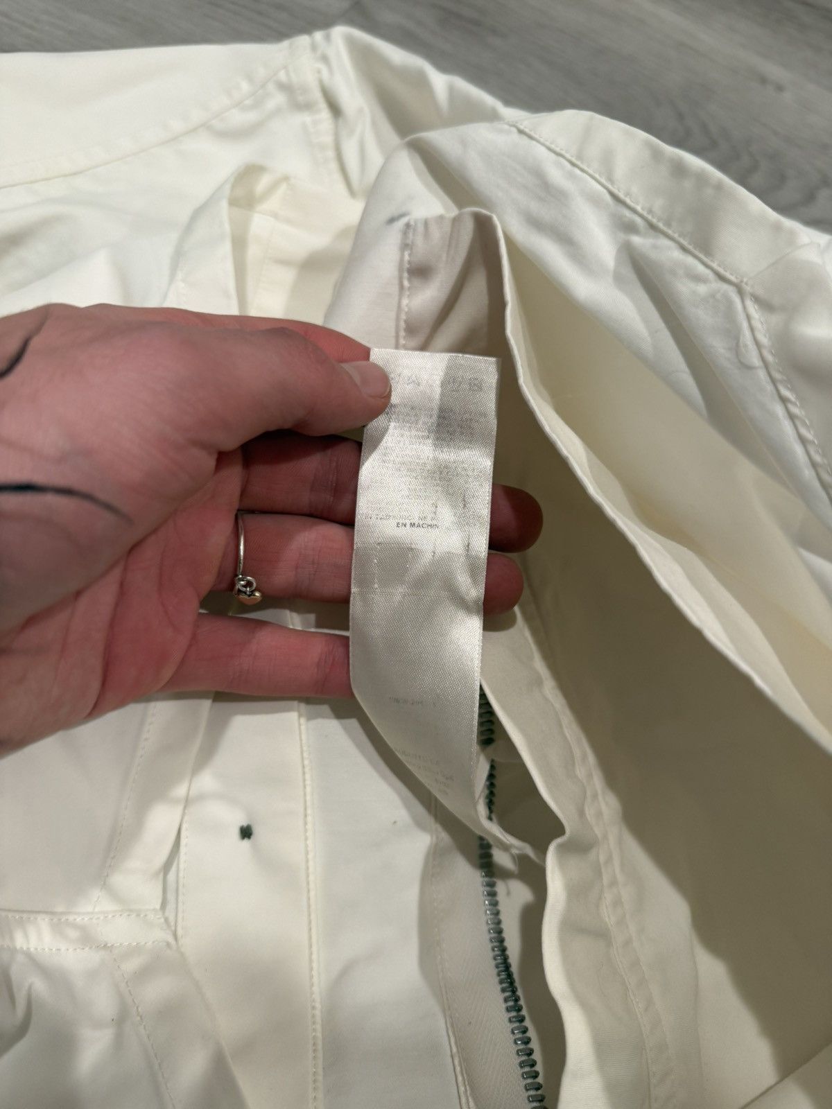 Rick Owens s/s 2018 dirt chalk jacket!! Size US S / EU 44-46 / 1 - 8 Thumbnail