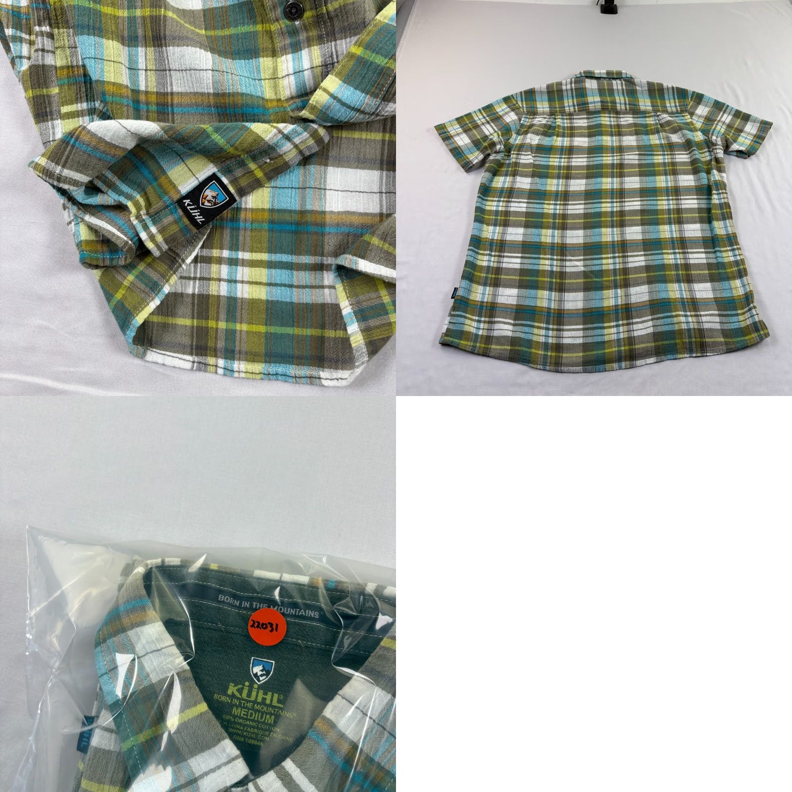 Vintage Kuhl Shirt Mens M Plaid Eluxur Button Up Organic Cotton Outdoor Hiking Camp Shirt Mens M Plaid Eluxur Button-Up Cotton Outdoor Camp Size US M / EU 48-50 / 2 - 8 Thumbnail