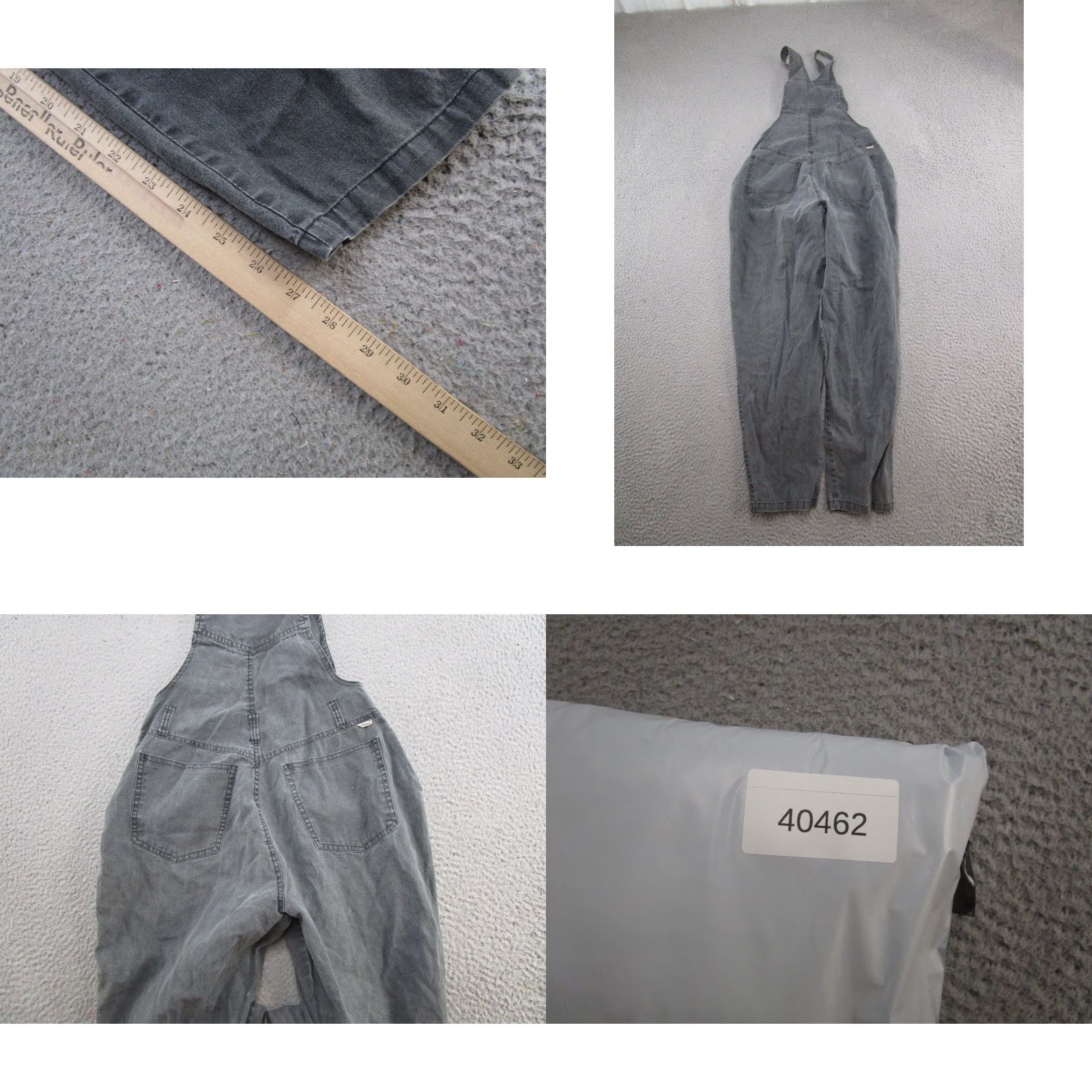 Vintage VINTAGE Gitano Overalls Sleeveless Womens Size M Gray Canvas 90s Hippie Pockets Accessories Dressy Casual Girls Mens Womens Size 32" / US 10 / IT 46 - 9 Thumbnail