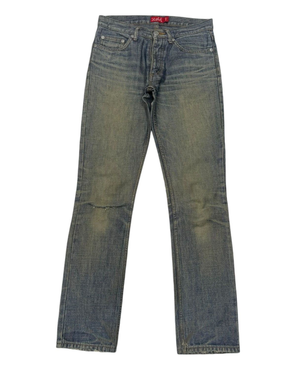 If Six Was Nine 🔥X-Girl Rusty Distressed Denim Jeans Size 28" / US 6 / IT 42 - 7 Thumbnail