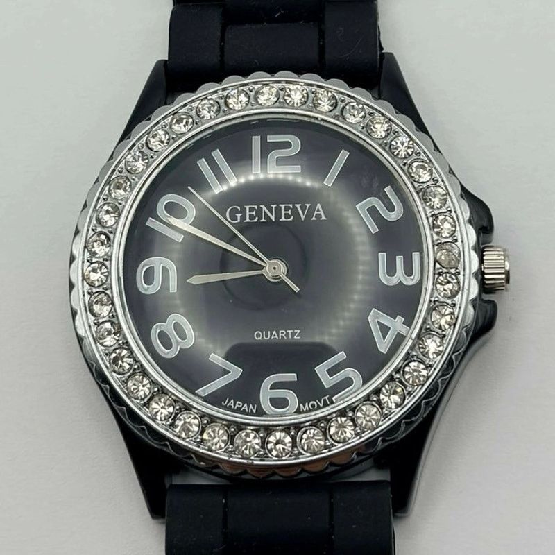 Geneva Black Geneva Men’s Watch Size ONE SIZE - 3 Thumbnail