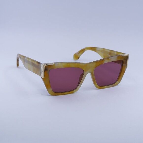 Palm Angels Palm Angels PERI099 HOLLYWOOD 1925 Sunglasses Havana Cat Eye Size ONE SIZE - 1 Thumbnail
