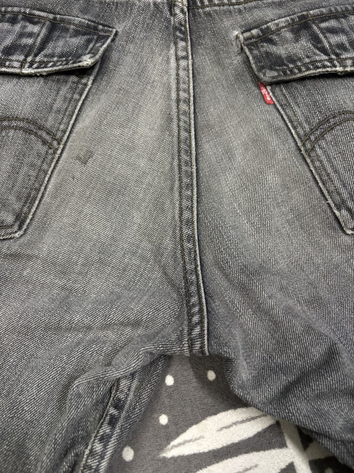 Levi's Vintage Levis 503 Faded Baggy Distressed Cargo Grunge Jeans Size US 32 / EU 48 - 13 Thumbnail