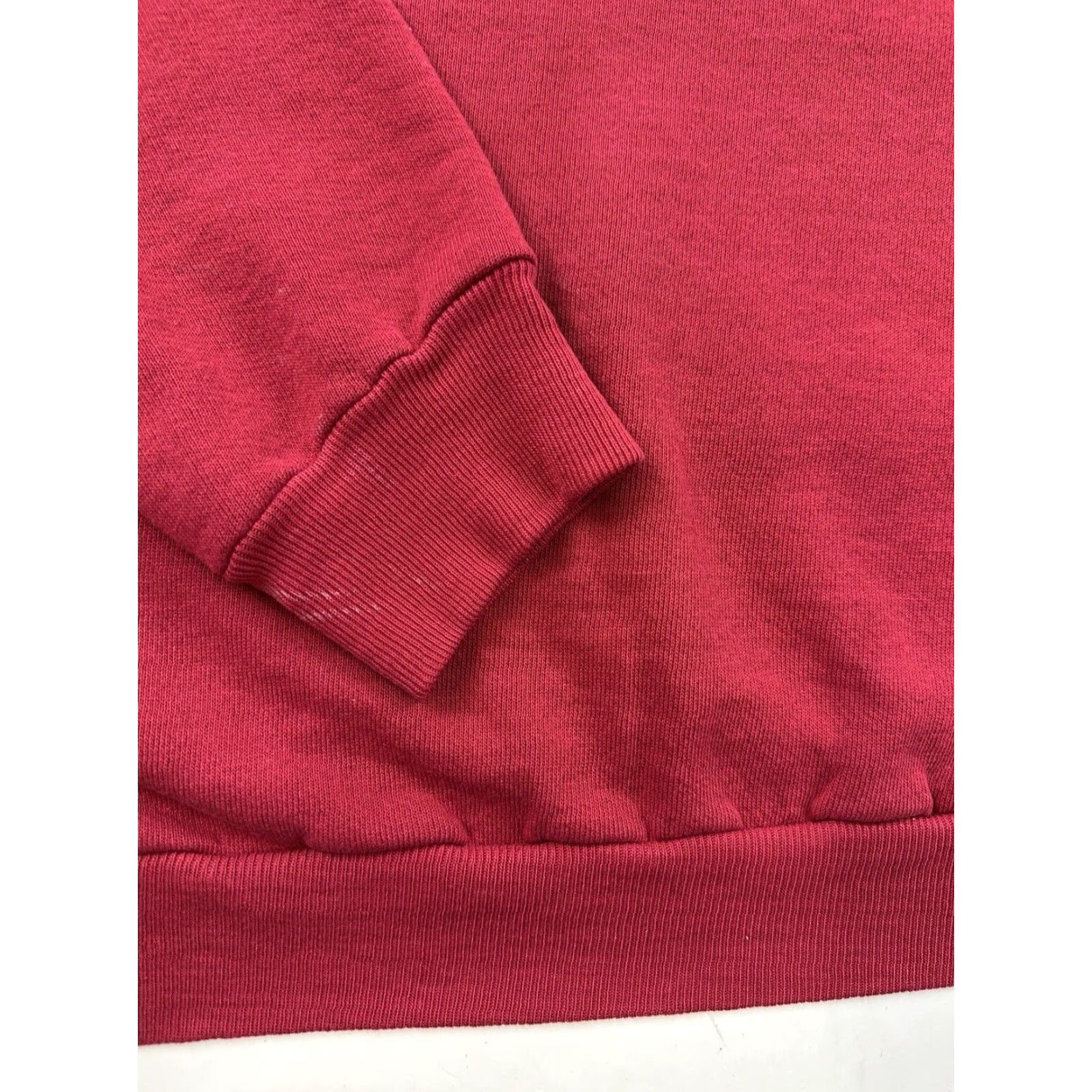 Russell Athletic VINTAGE Russell Athletic Sweatshirt Mens Large Red Crew Neck USA 70s Cotton Pullover Mens Size US L / EU 52-54 / 3 - 3 Thumbnail