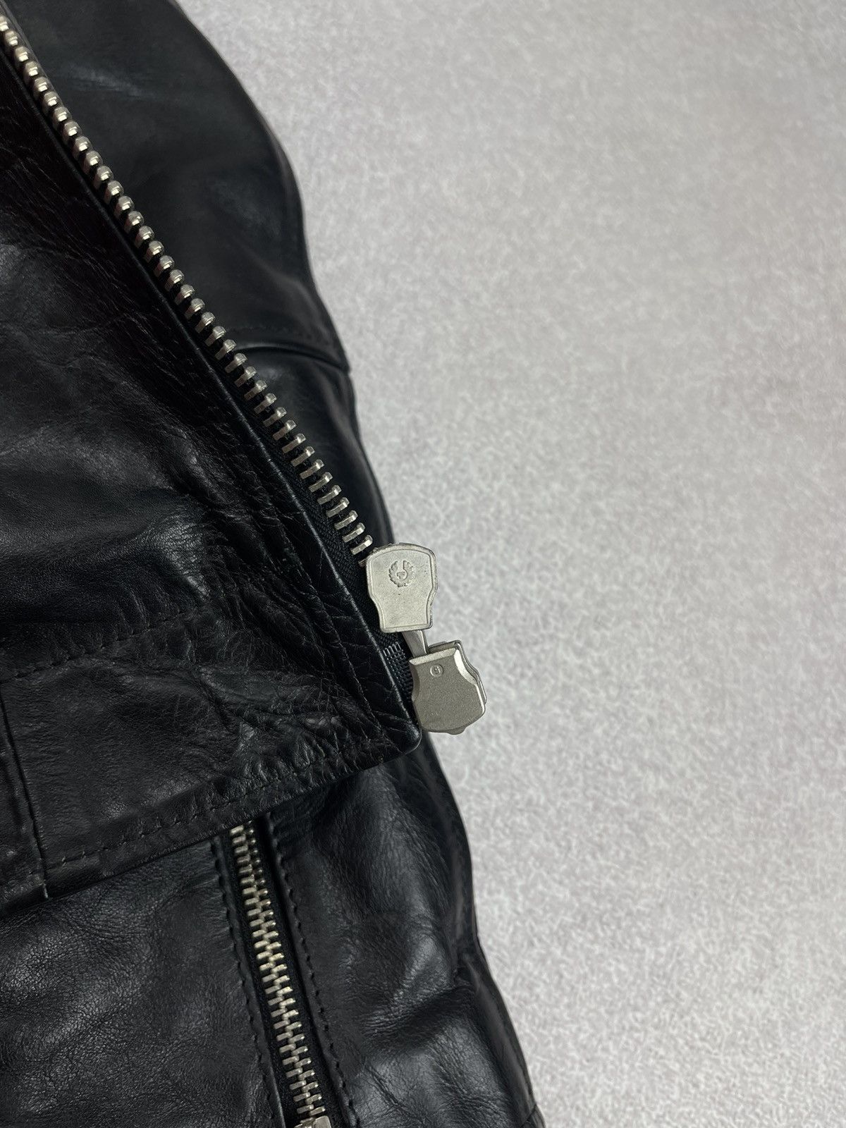 Belstaff Belstaff Black Leather Sidmouth Biker Jacket Size 54 Size US L / EU 52-54 / 3 - 13 Thumbnail