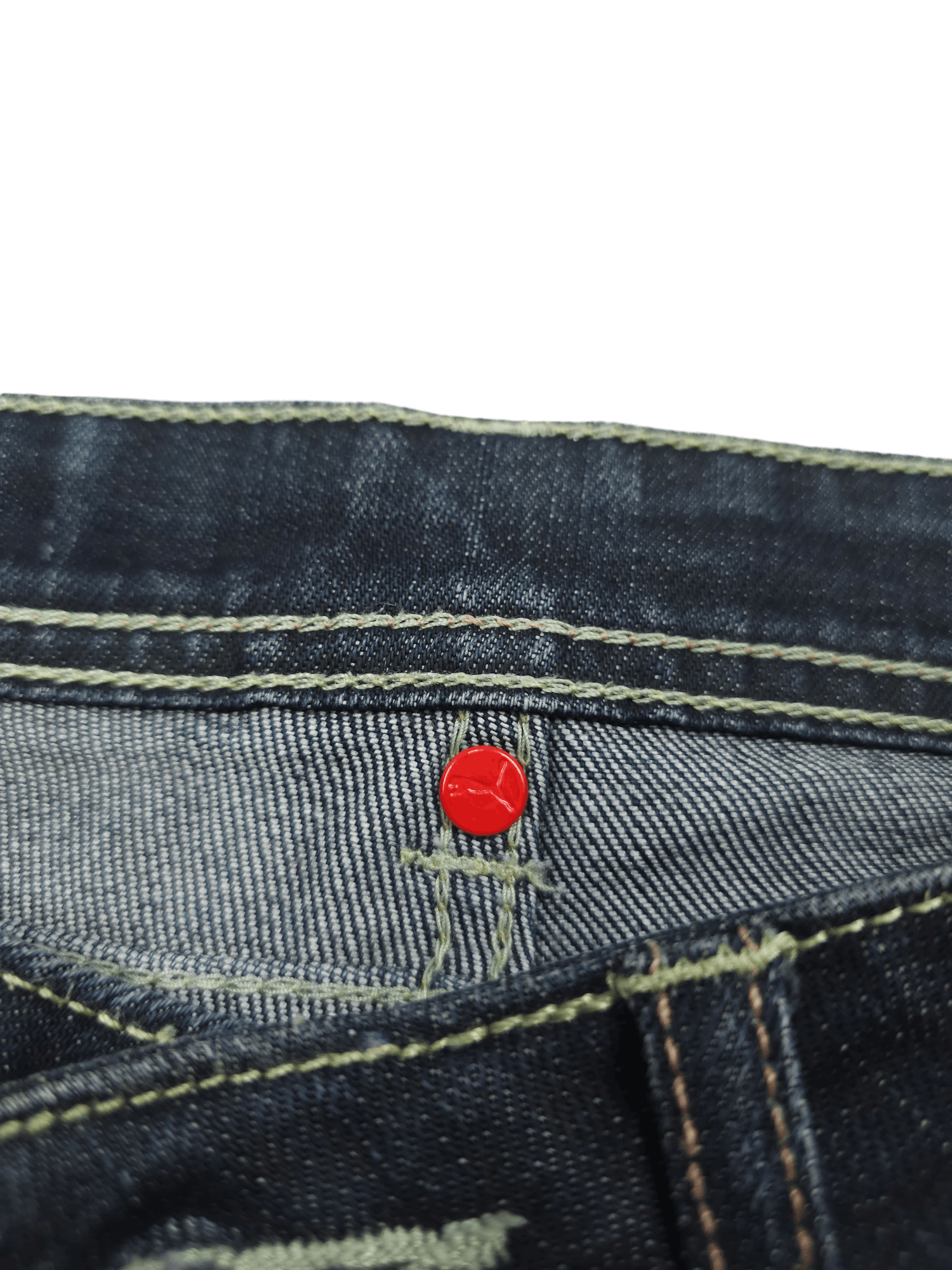 Evisu × Vintage 💎 28/32 Evisu X Puma Skinny Women's Denim Jeans Y2K Size 28" / US 6 / IT 42 - 12 Thumbnail