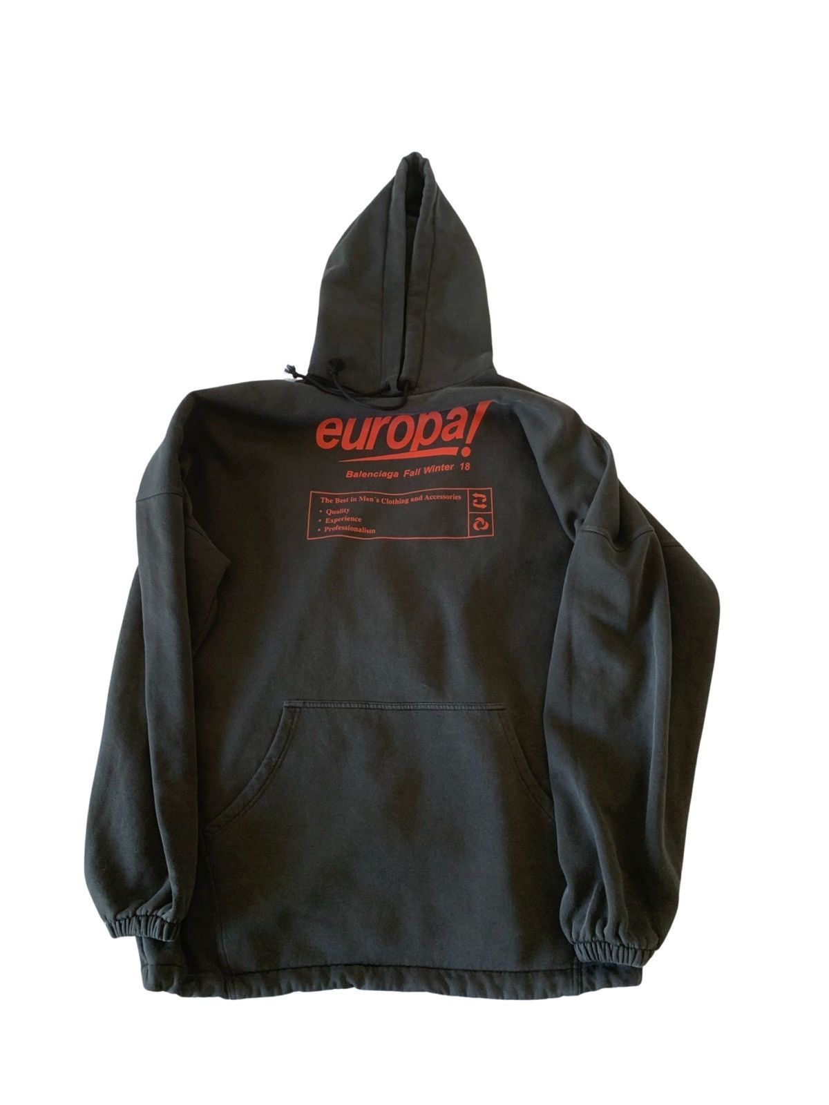 Balenciaga Balenciaga FW 18 europa! Hoodie (LAST 
$ DROP) | Grailed