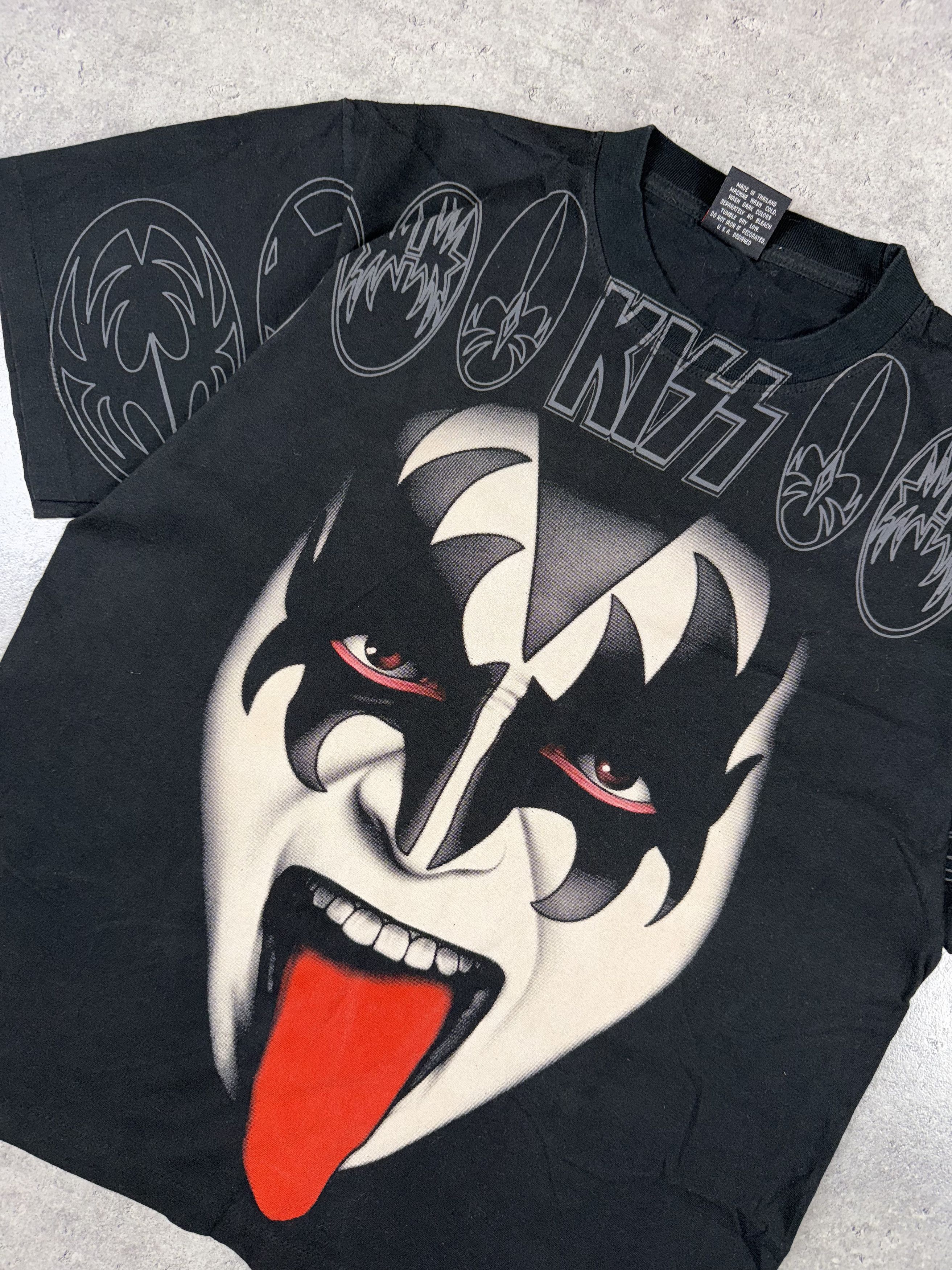 KISS Kiss 90s band tee fullprint Size US L / EU 52-54 / 3 - 2 Thumbnail