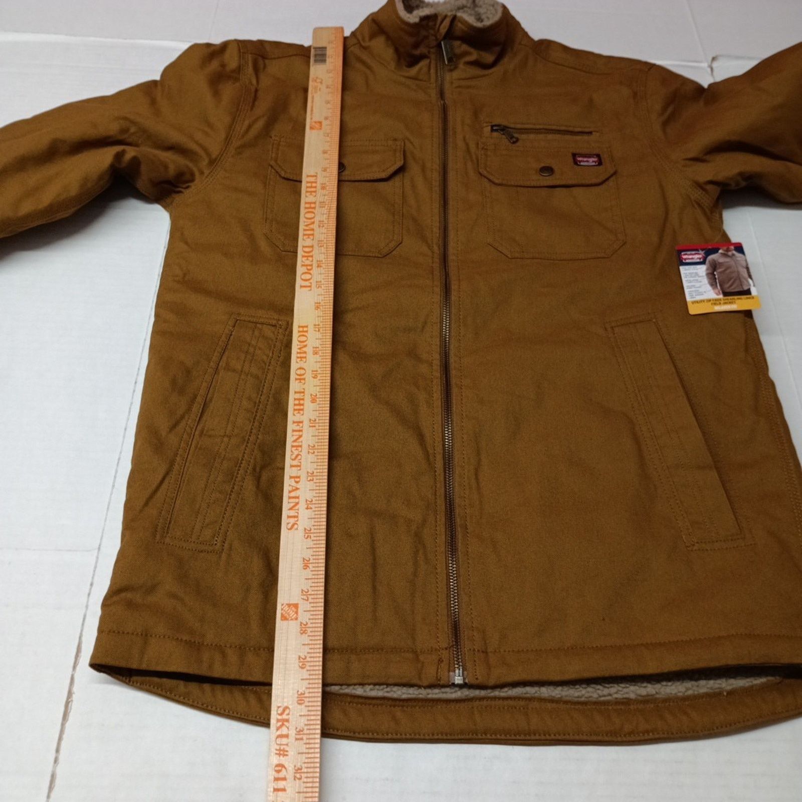 Wrangler Wrangler Sherpa Field Jacket Men's M (38-40) Brown Canvas Size US M / EU 48-50 / 2 - 7 Thumbnail