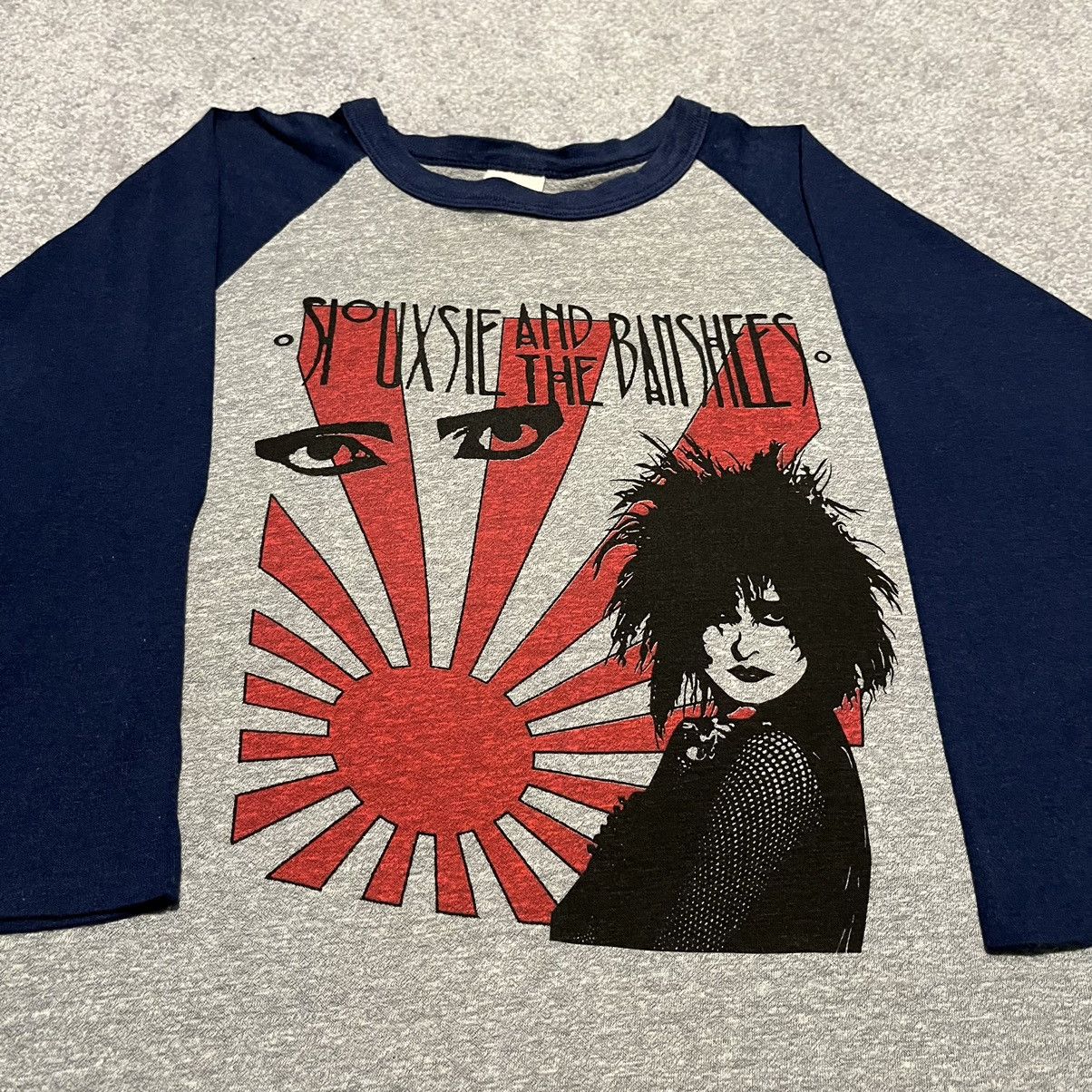 Band Tees Vintage 80s Siouxsie and the Banshees Rising Sun Raglan Tee Size US L / EU 52-54 / 3 - 2 Thumbnail