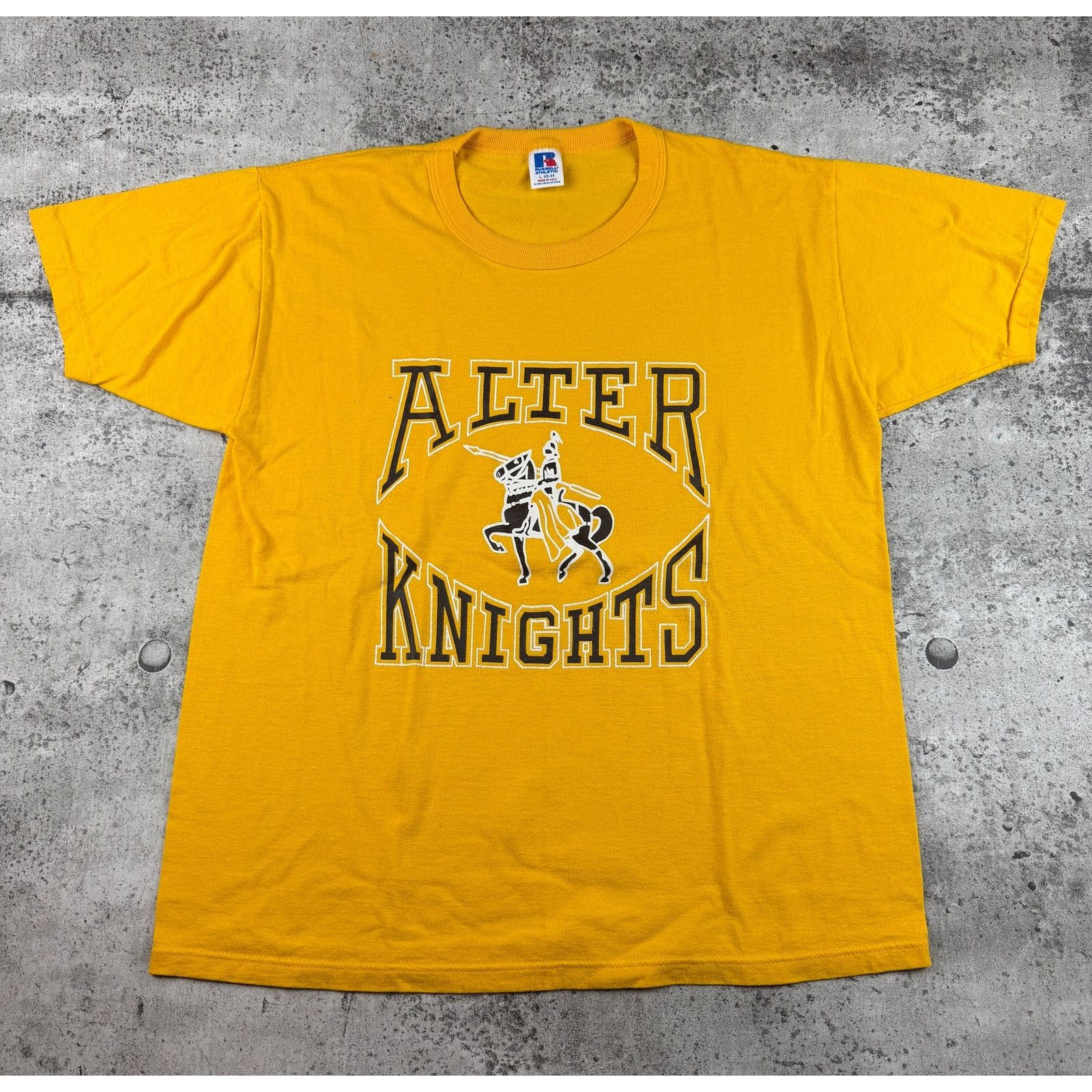 Russell Athletic Vintage Russell Athletic Shirt Alter Knights 80s Size Large Size US L / EU 52-54 / 3 - 1 Thumbnail