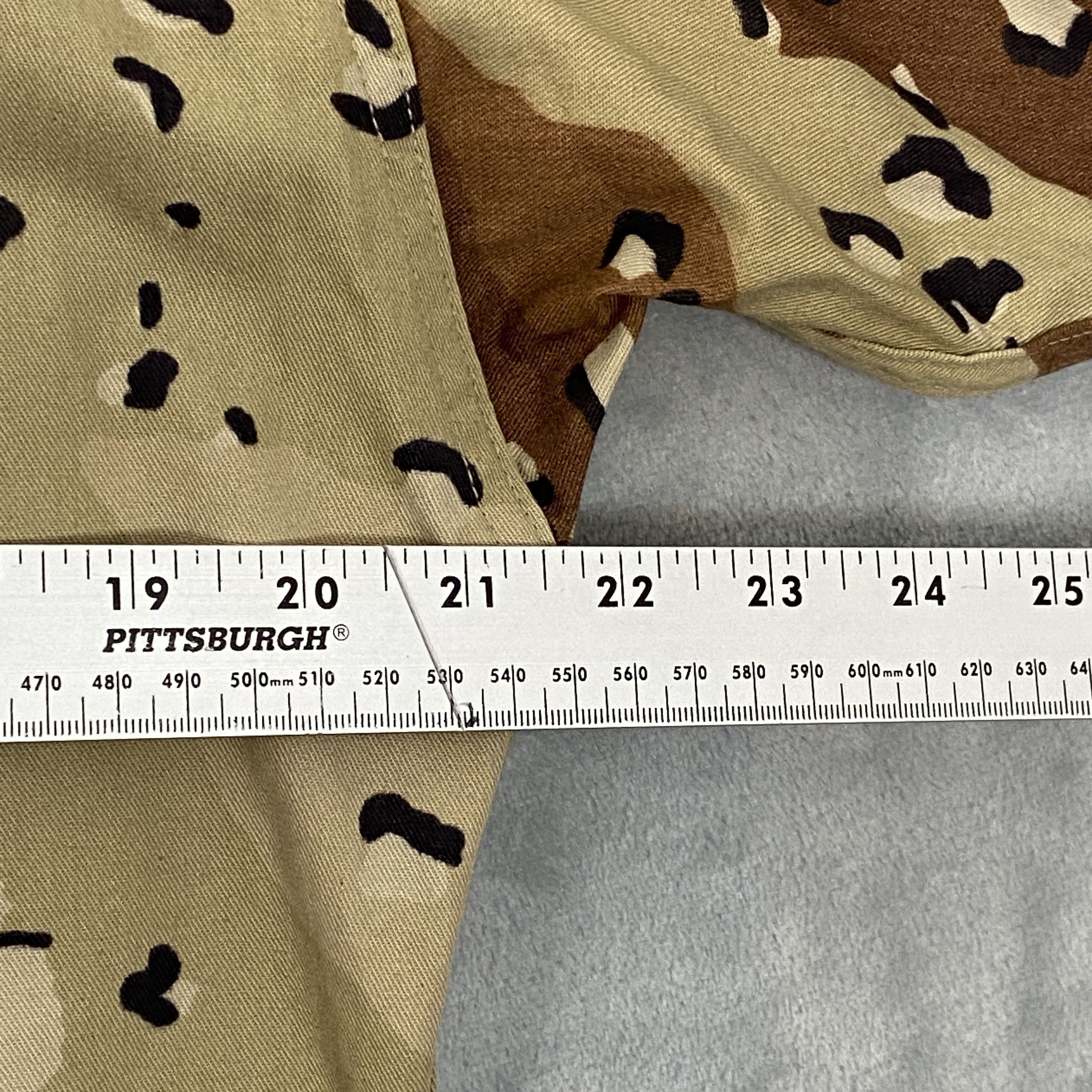 Vintage Combat Battle Dress Jacket Small X-Long Chocolate Chip Camo Size US S / EU 44-46 / 1 - 11 Thumbnail